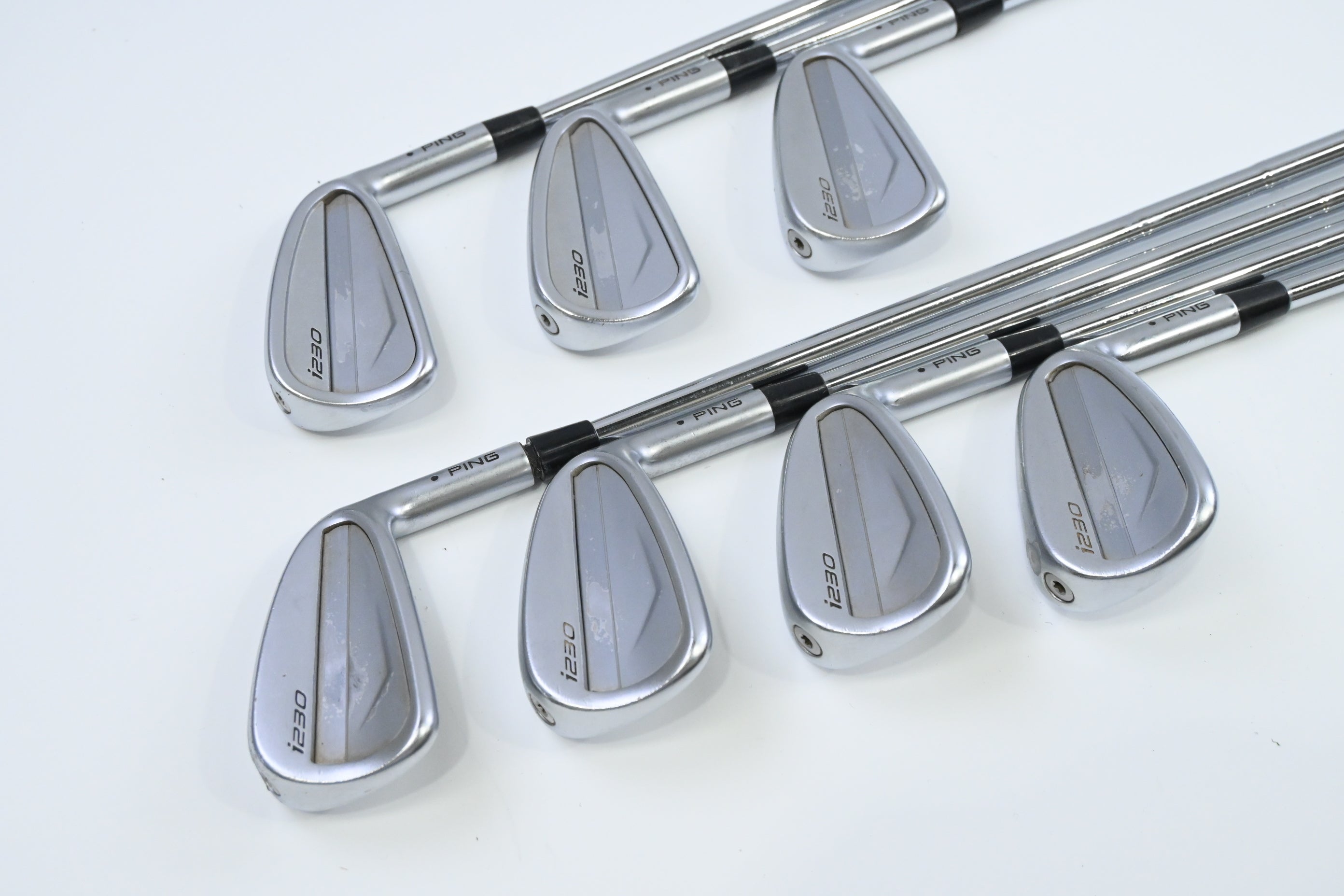 Ping i230 Irons / 4-PW / Black Dot / Stiff Flex Dynamic Gold 120 S300 Shafts