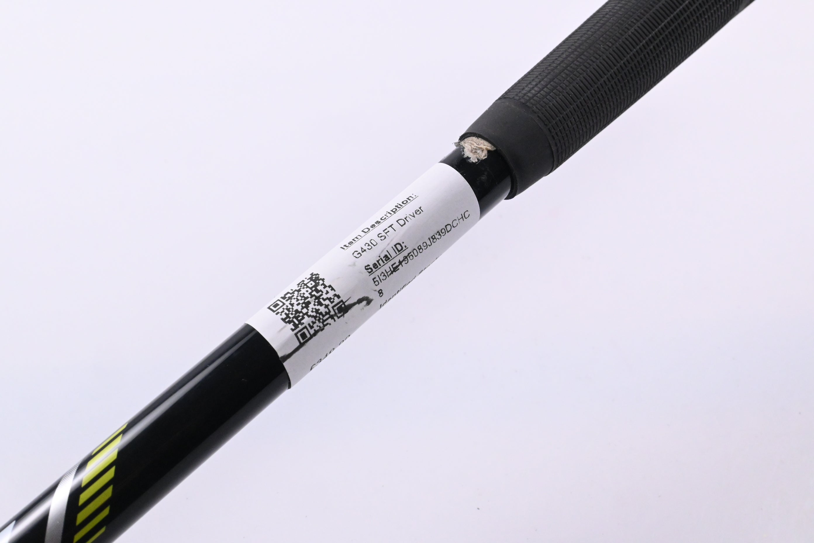 Ping G430 SFT Driver / 10.5 Degree / Stiff Flex Ping Alta CB Black 55 Shaft