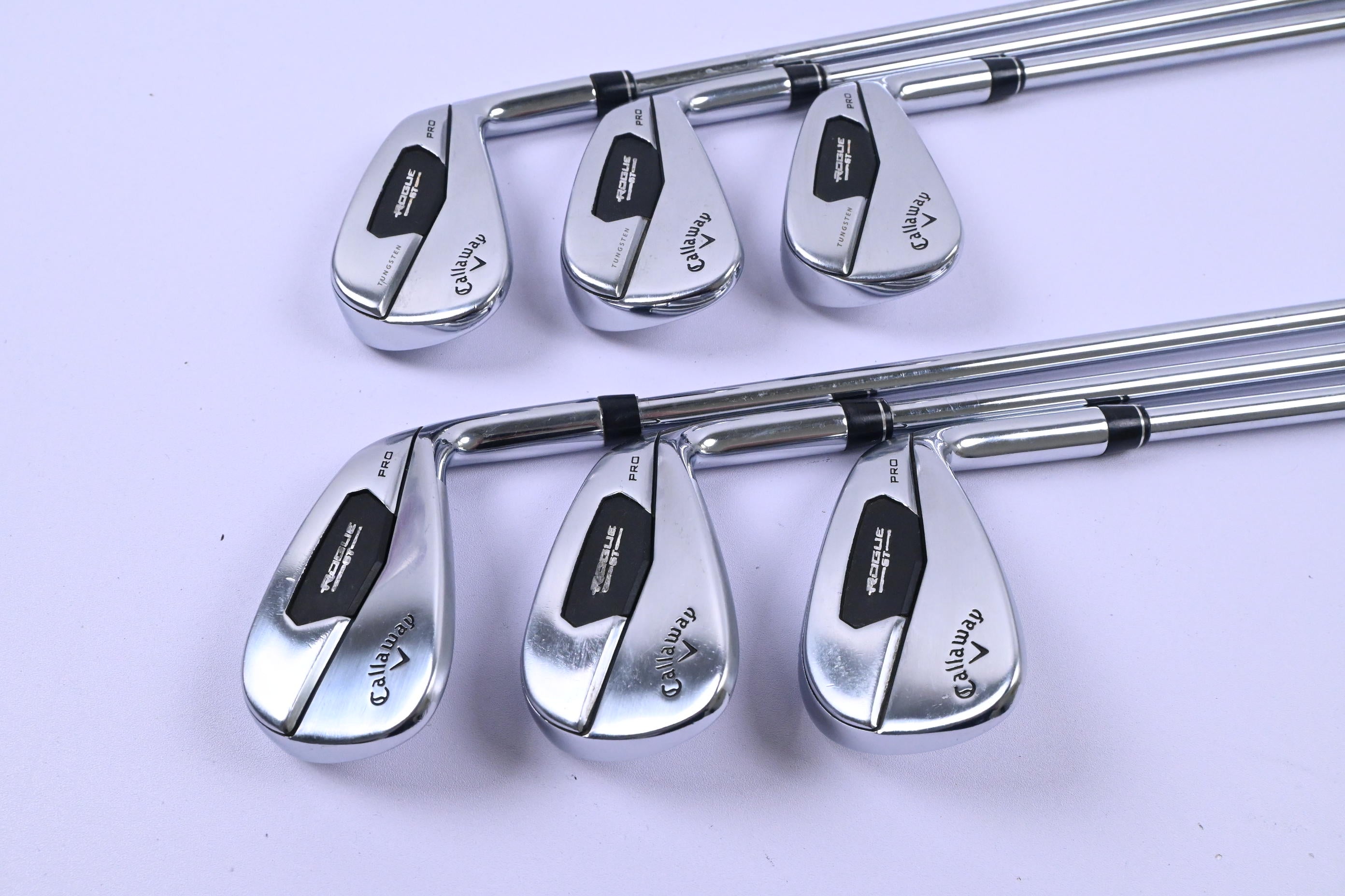 Callaway Rogue ST Pro Irons / 5-PW / Regular Flex Elevate MPH 95 Shafts