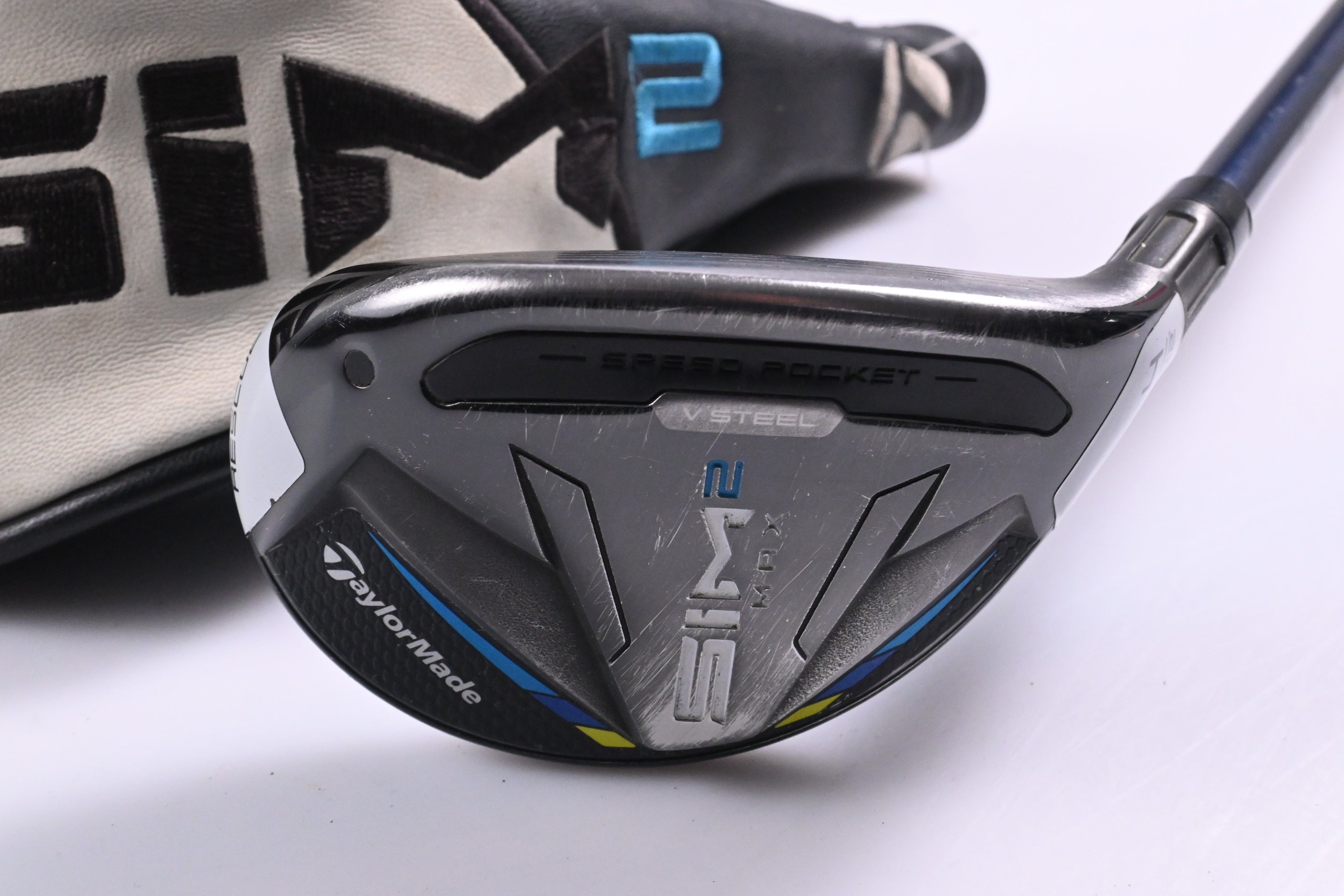 Taylormade SIM2 Max #4 Hybrid / 22 Degree / Regular Flex Ventus Blue 6 Shaft