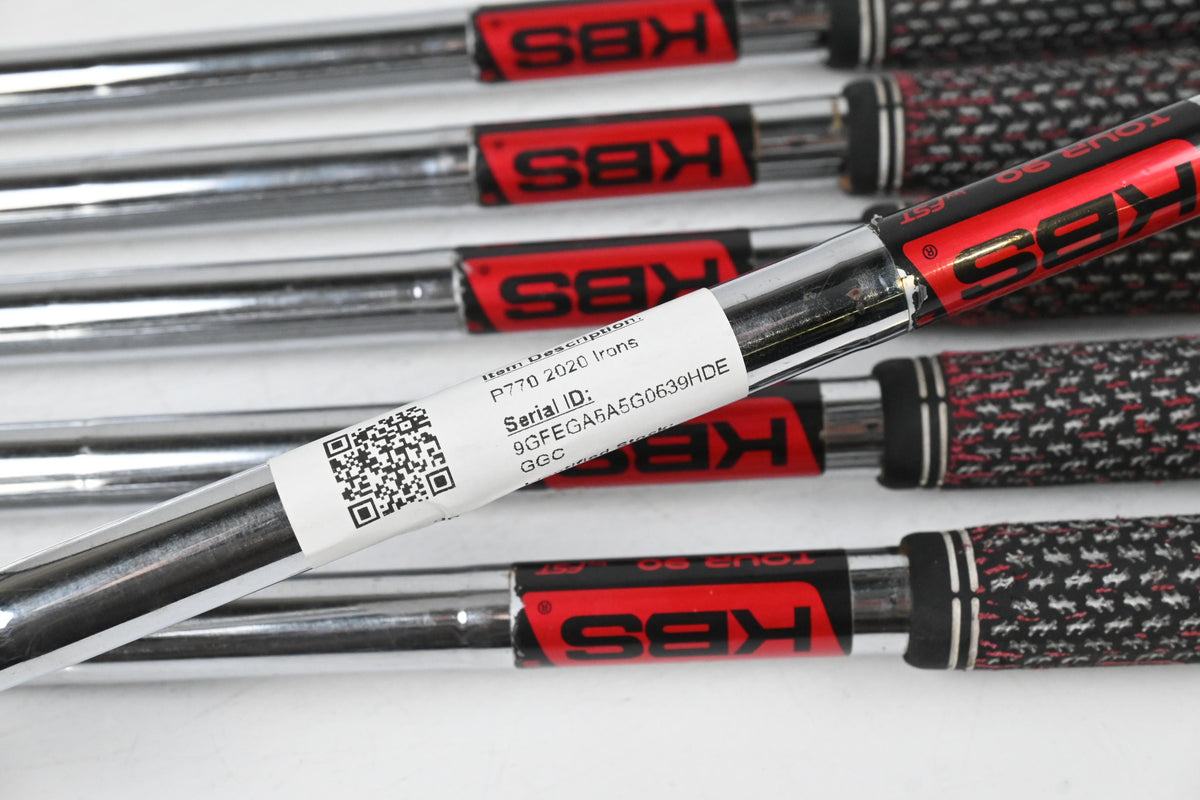 Taylormade P770 2020 Irons / 5-PW / Stiff Flex KBS Tour 90 Shafts