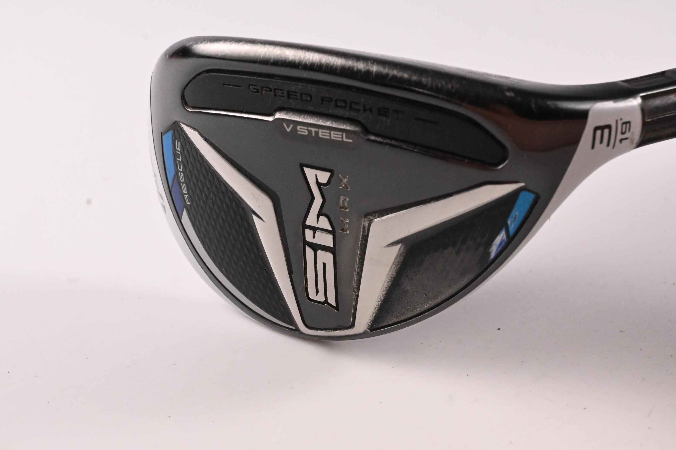 Taylormade SIM Max #3 Hybrid / 19 Degree / X-Flex HZRDUS Black Hand Crafted 85