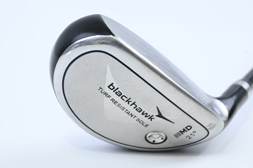 MD Golf Blackhawk #4 Hybrid / 21 Degree / Regular Flex Blackhawk Apollo Shaft