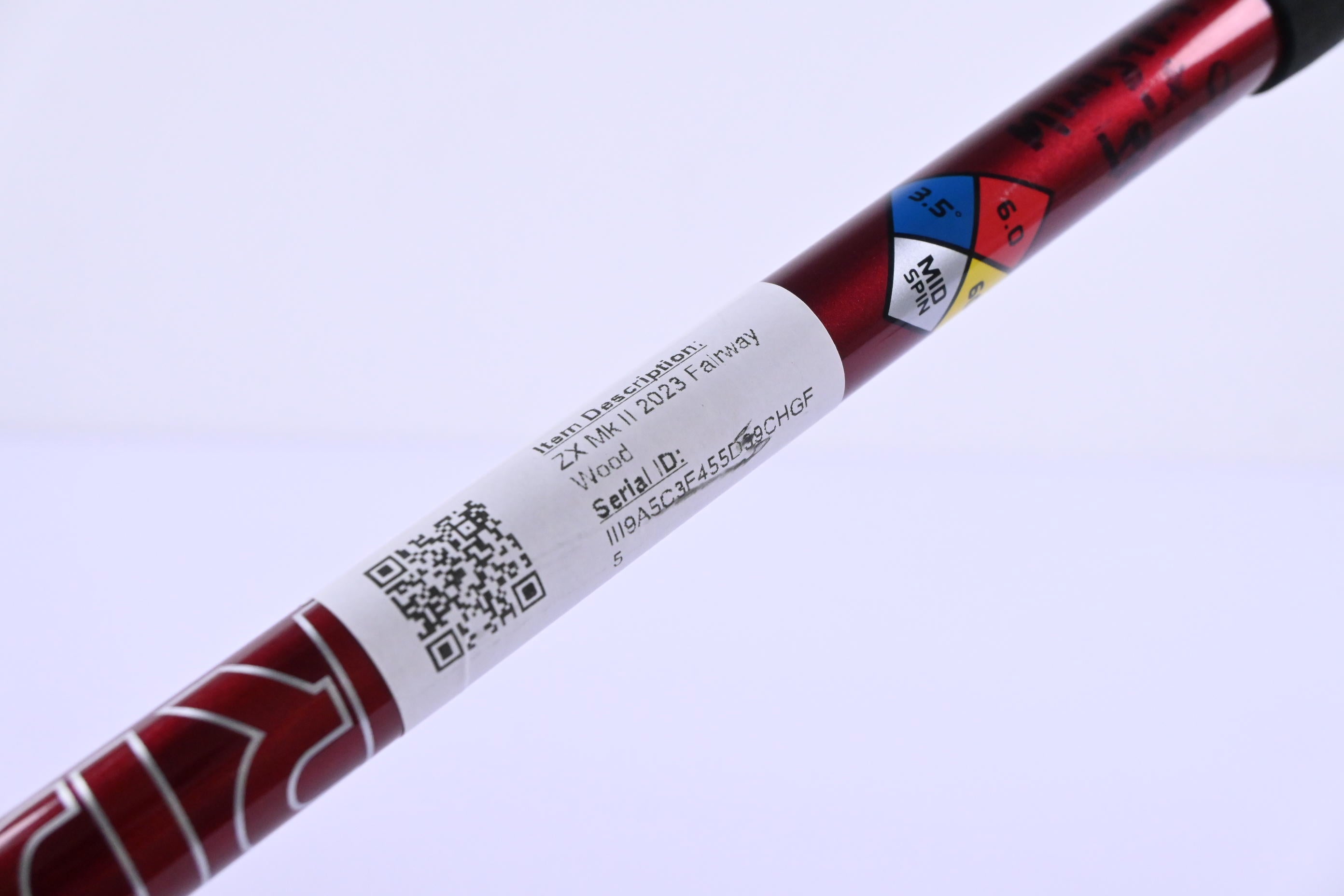 Srixon ZX Mk II 2023 #5 Wood / 18 Degree / Stiff Flex HZRDUS Smoke Red RDX 60