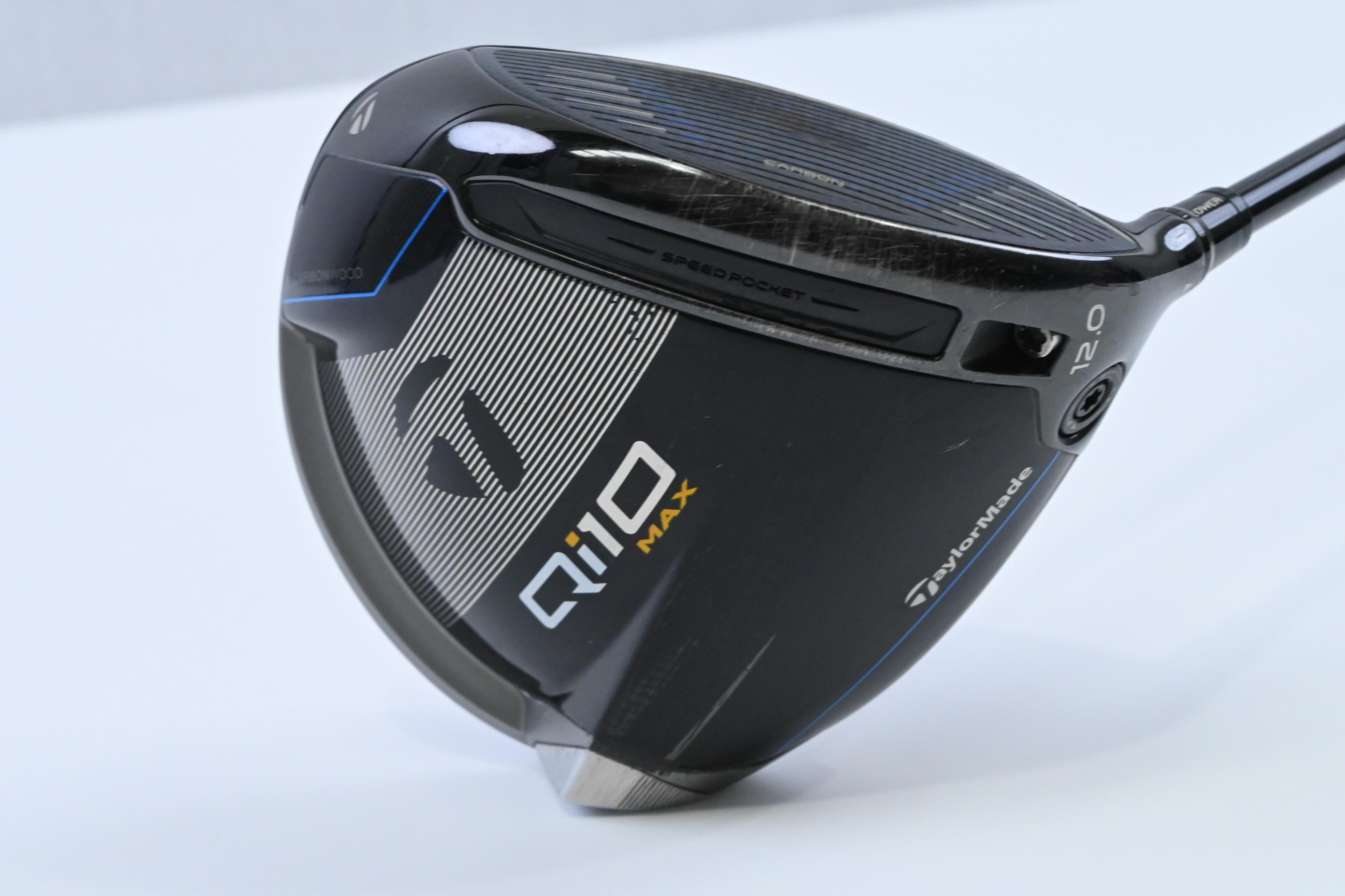 Taylormade Qi10 Max Driver / 12 Degree / Regular Flex HZRDUS Smoke Red RDX 60