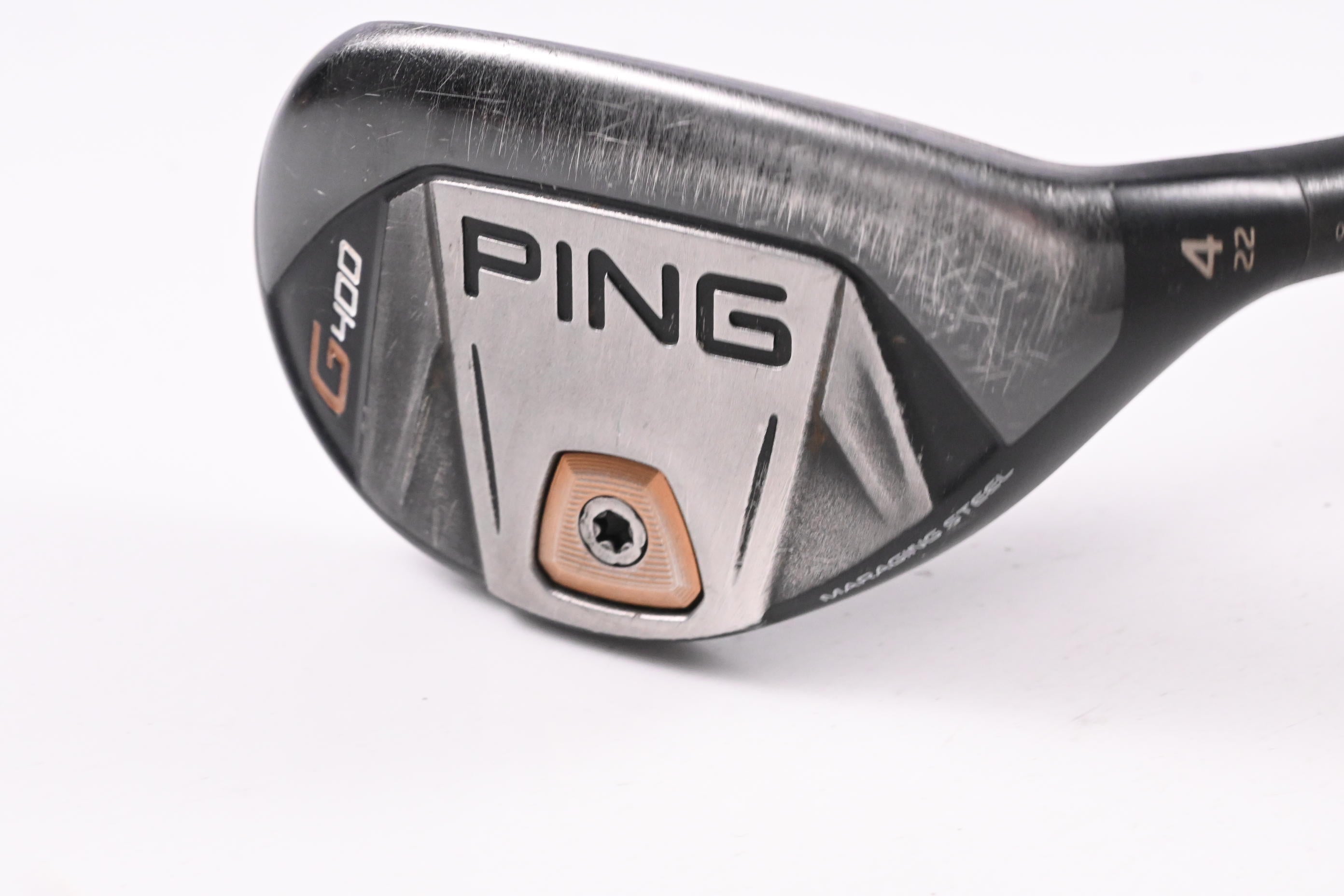 Ping G400 #4 Hybrid / 22 Degree / Regular Flex Ping Alta CB 70 Shaft