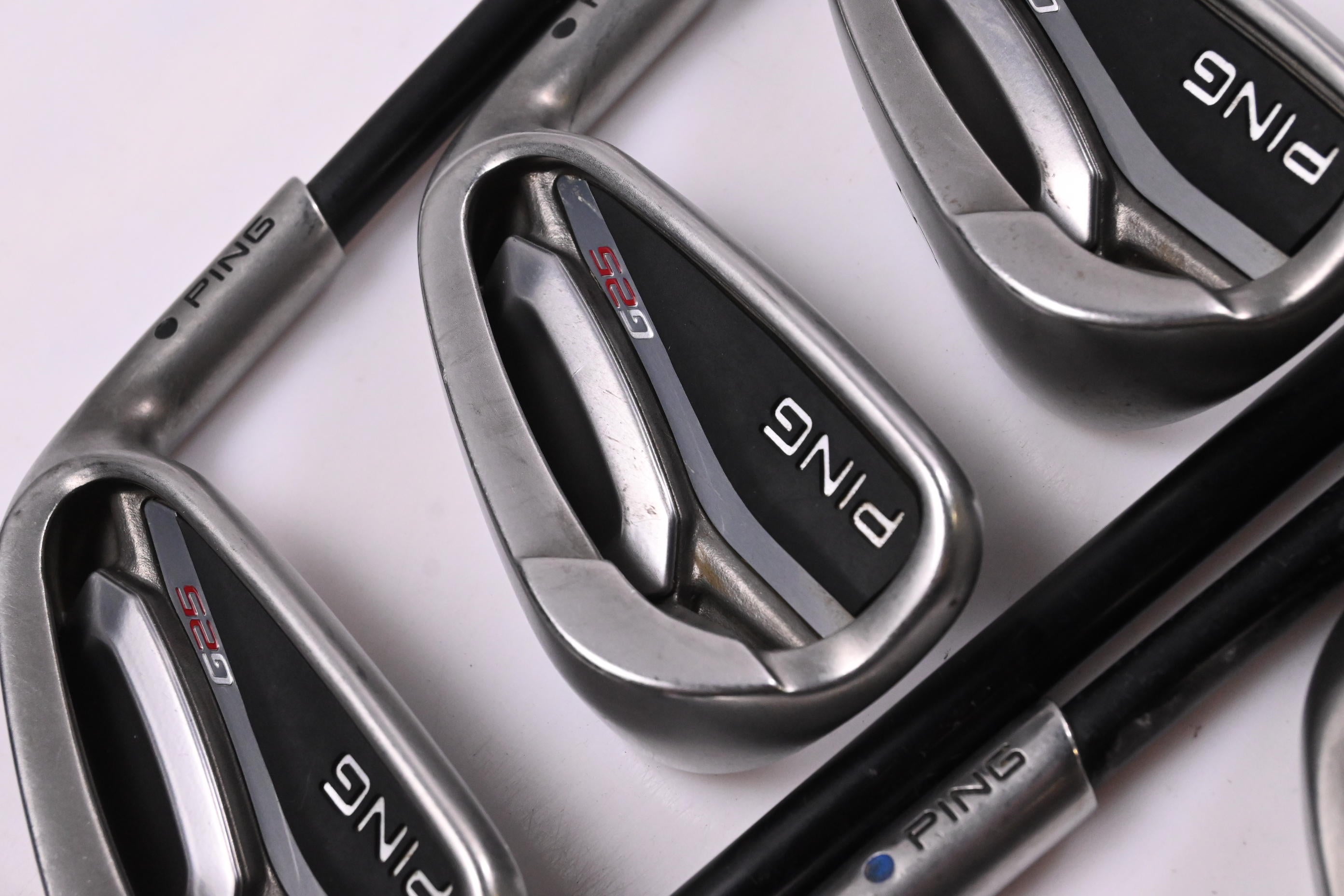 Ping G25 Irons / 6-PW+GW+SW / Black Dot / Regular Flex Ping TFC 189 Shafts
