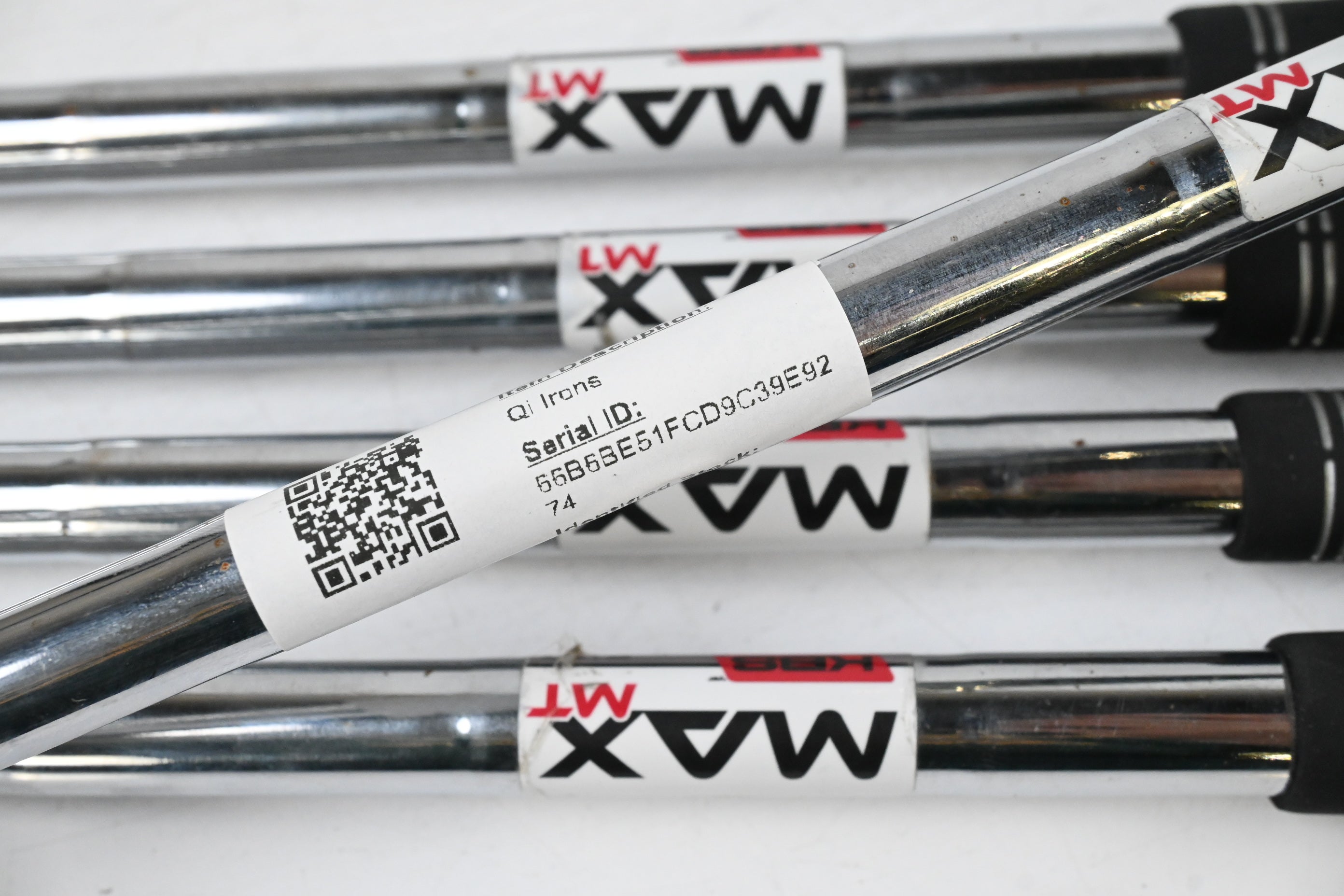 Taylormade Qi Irons / 5-PW / Stiff Flex KBS MAX MT 85 Shafts