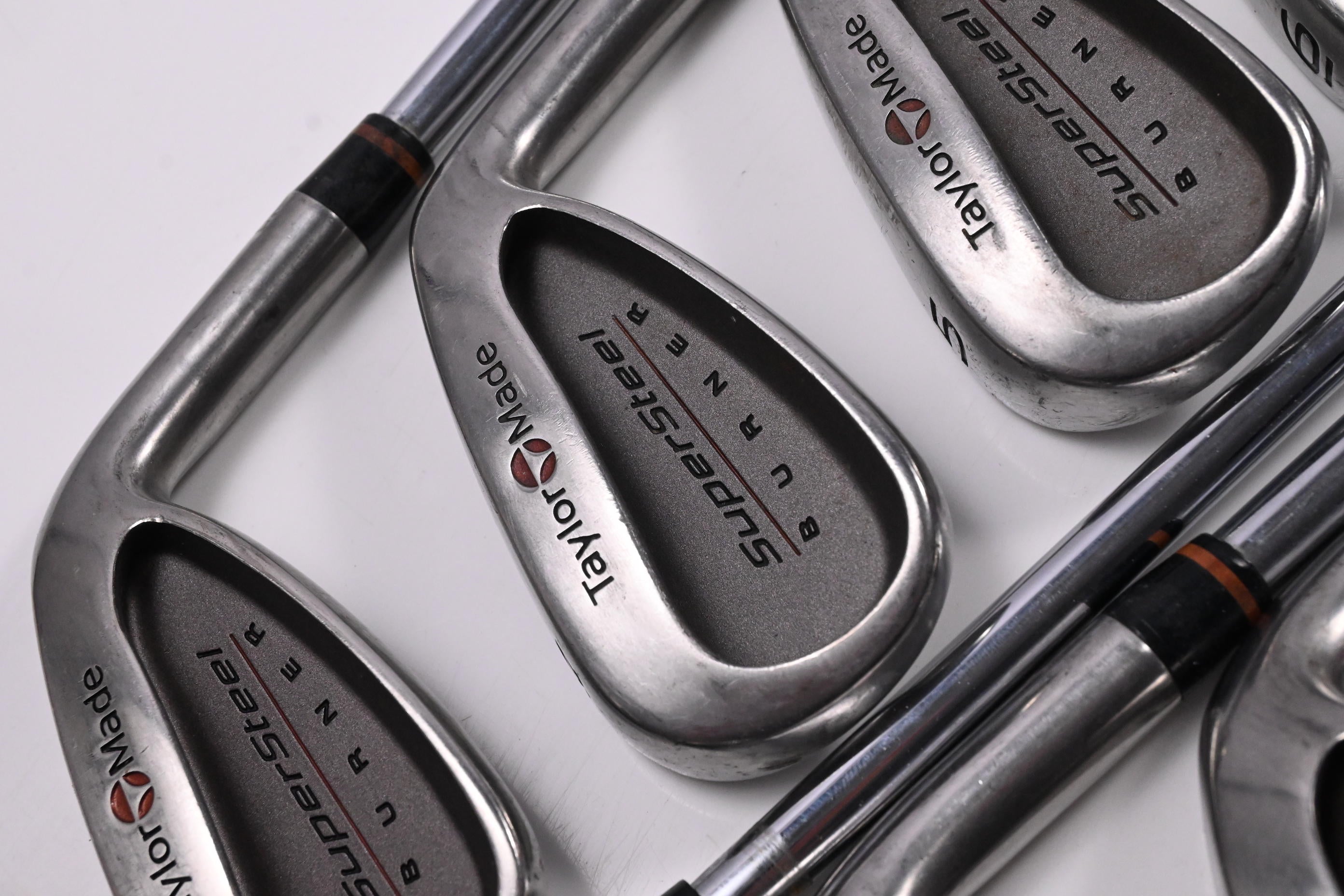 Taylormade Supersteel Irons / 3-PW+SW / Regular Flex Taylormade Rifle 80 Shaft