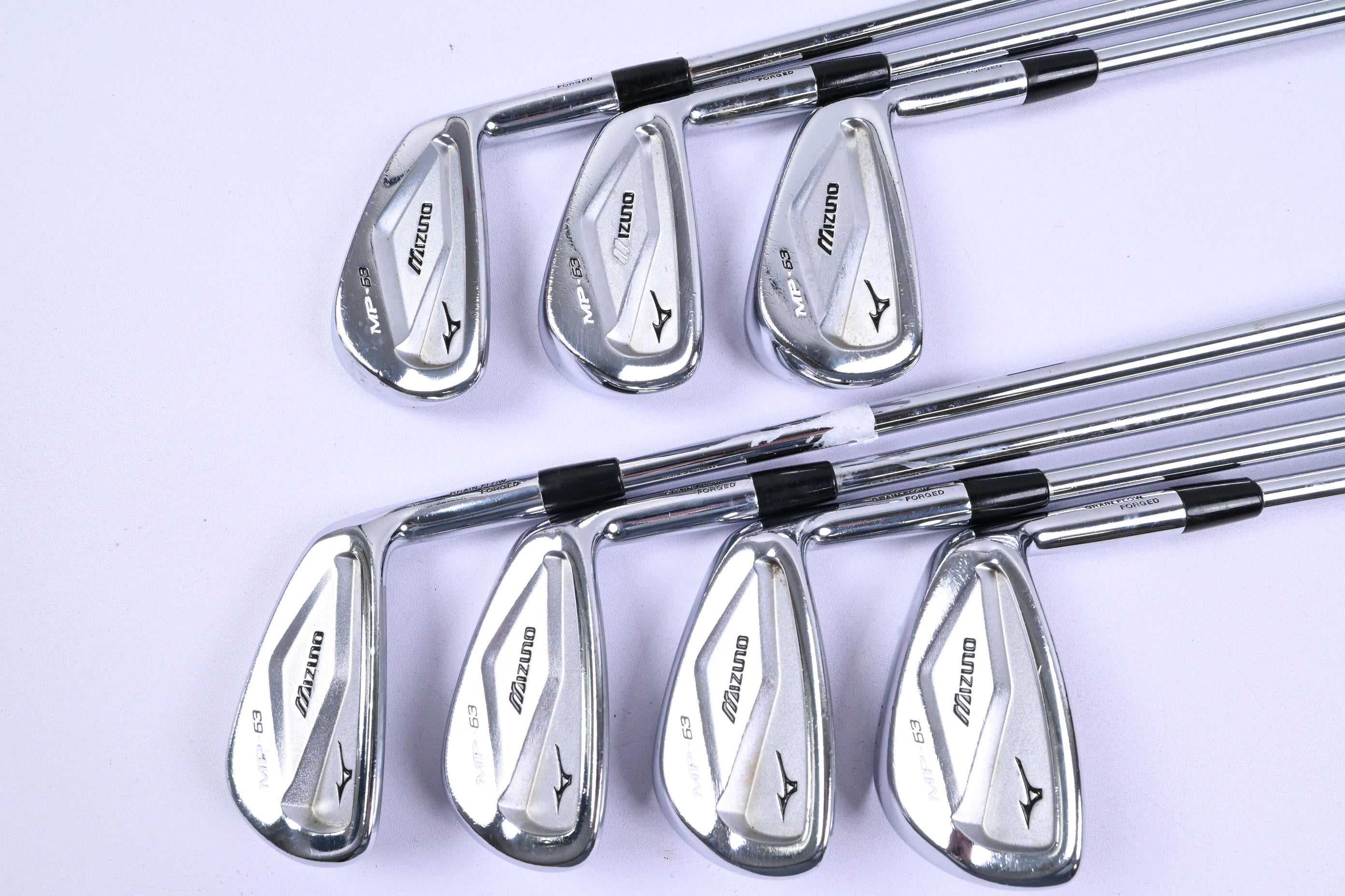 Mizuno MP-63 Irons / 4-PW / Regular Flex Project X Rifle Shafts