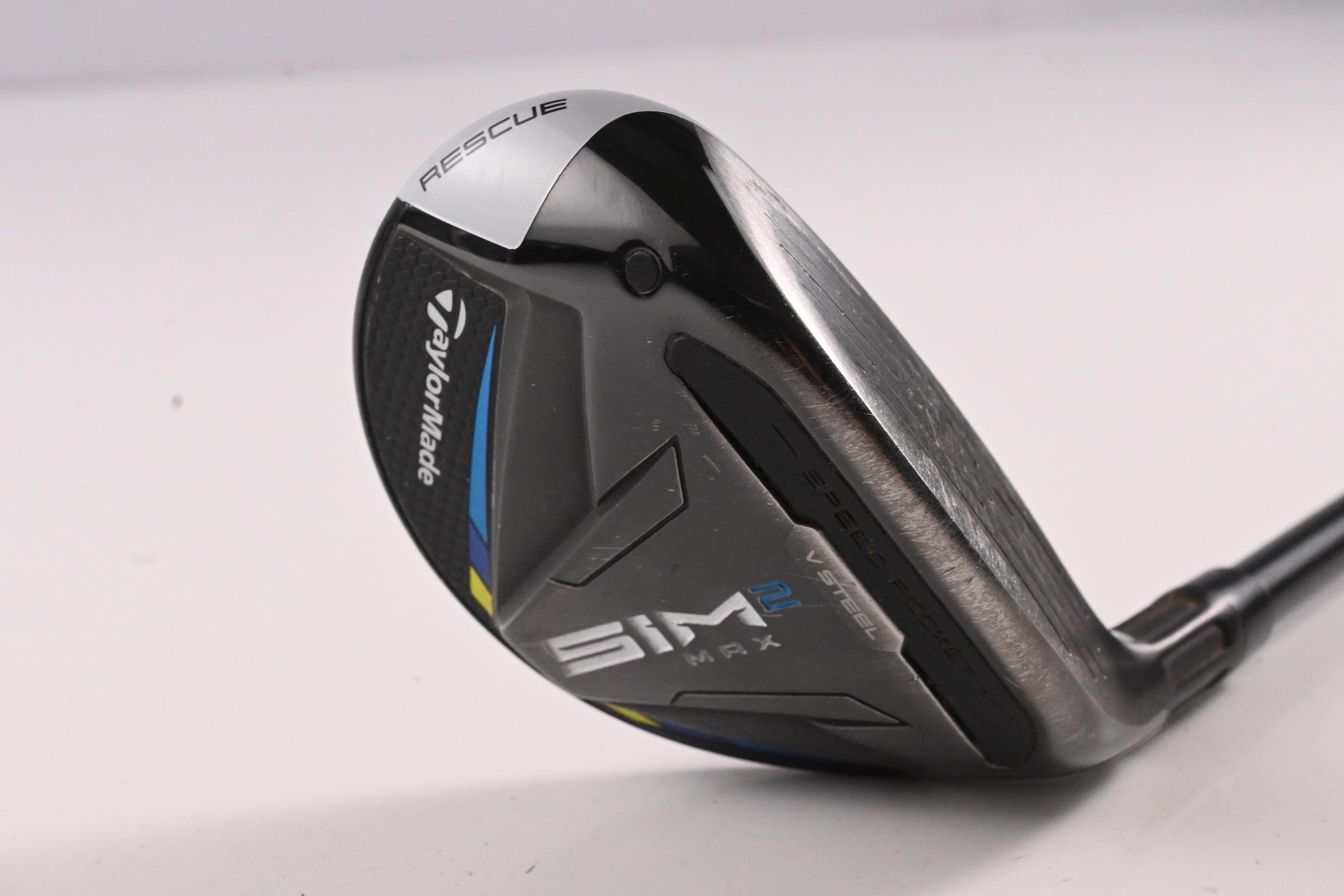 Taylormade SIM2 Max #4 Hybrid / 22 Degree / Stiff Flex HZRDUS RDX Smoke Black 80