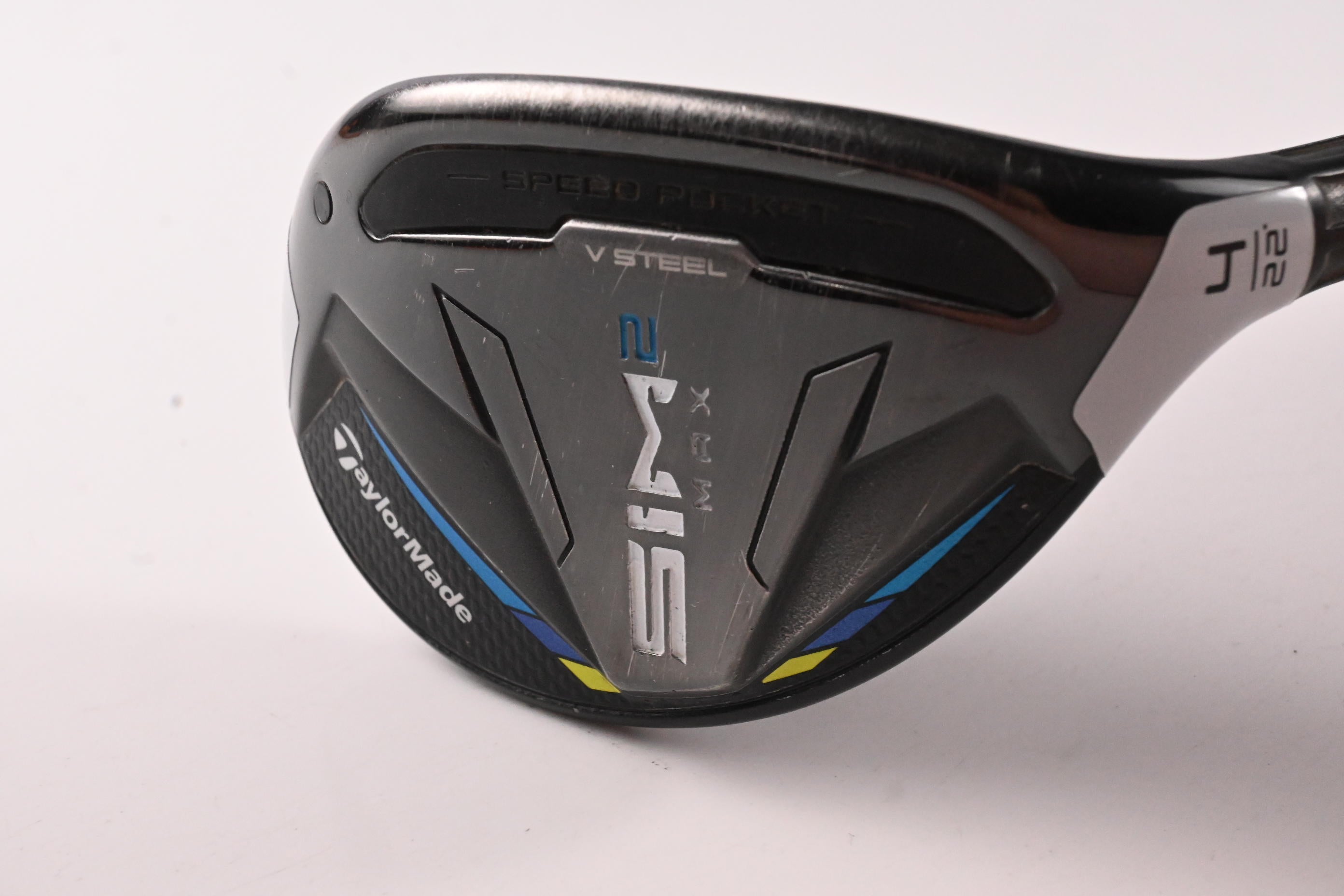 Taylormade SIM2 Max #4 Hybrid / 22 Degree / Stiff Flex HZRDUS RDX Smoke Black 80