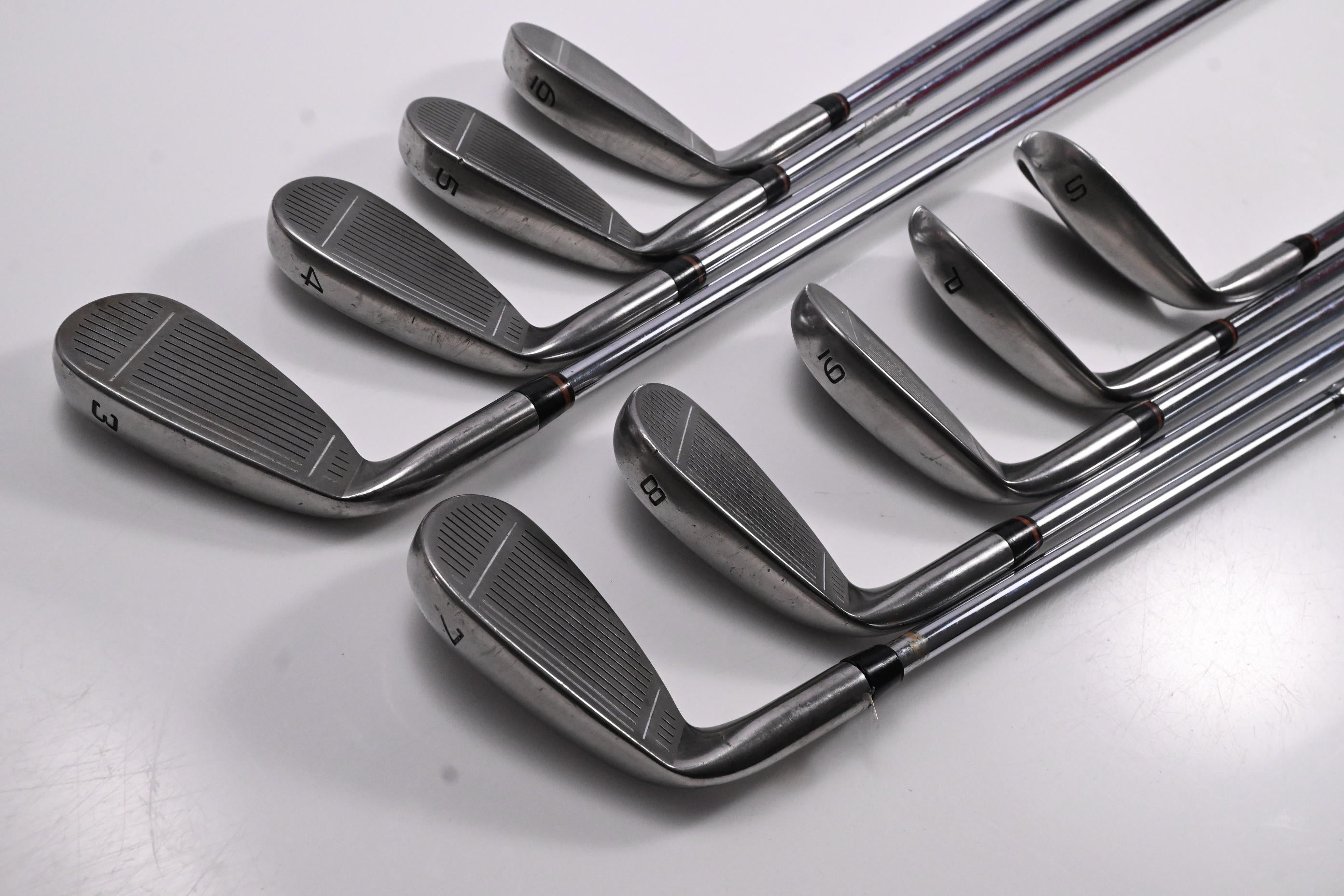 Taylormade Supersteel Irons / 3-PW+SW / Regular Flex Taylormade Rifle 80 Shaft