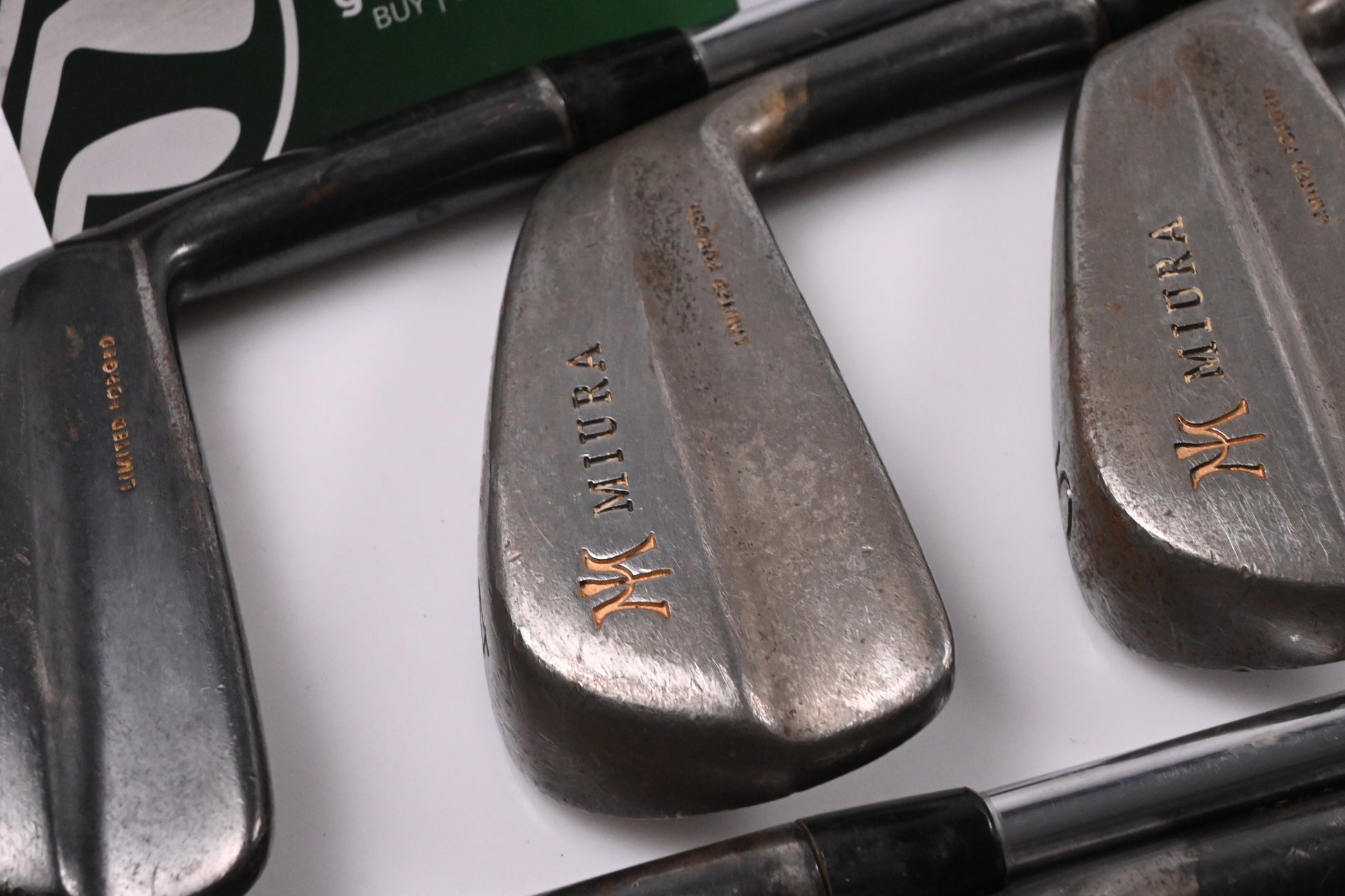 Miura Tournament Blade Irons / 3-PW / Stiff Flex Steel Shafts