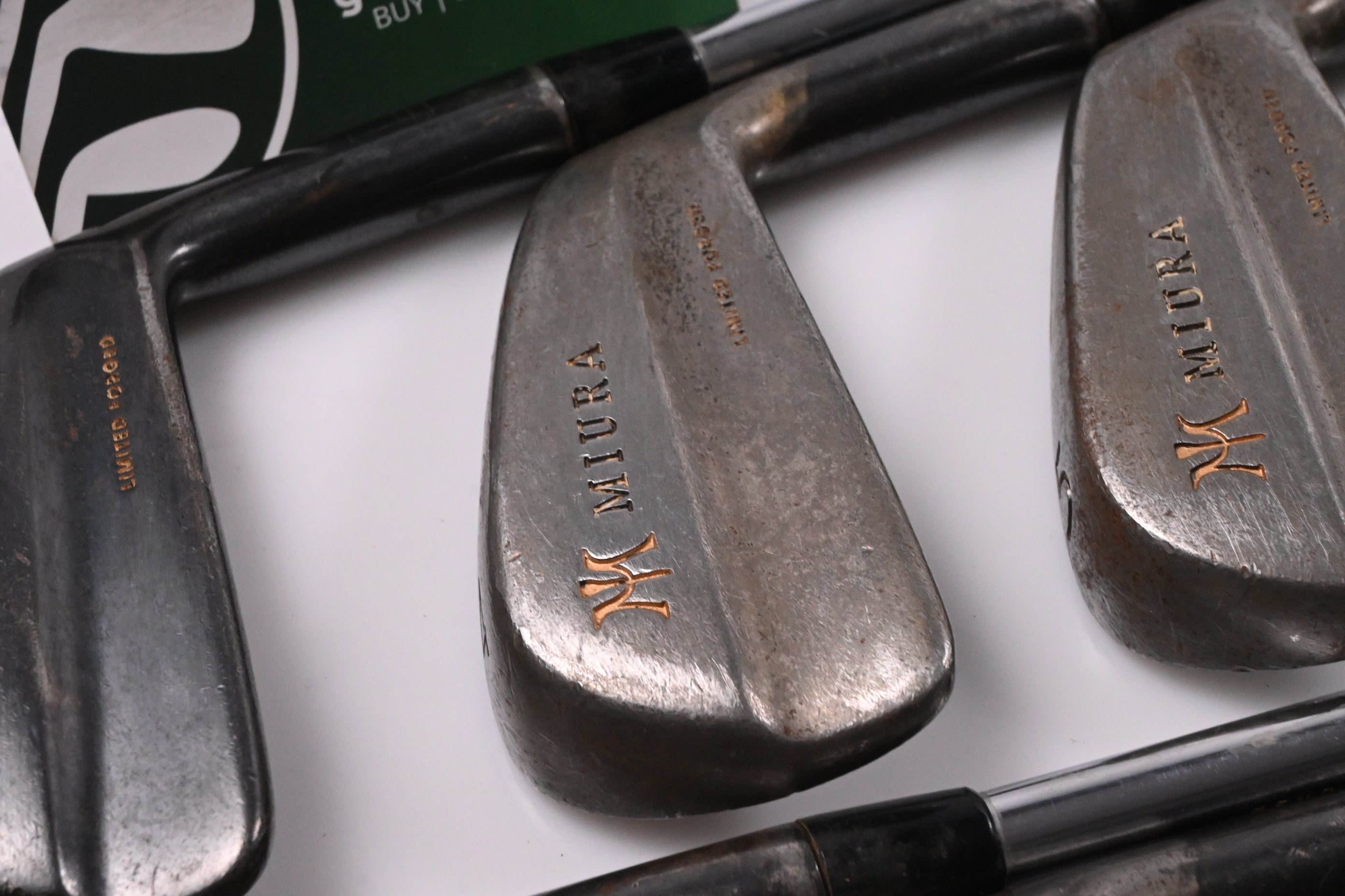 Miura Tournament Blade Irons / 3-PW / Stiff Flex Steel Shafts