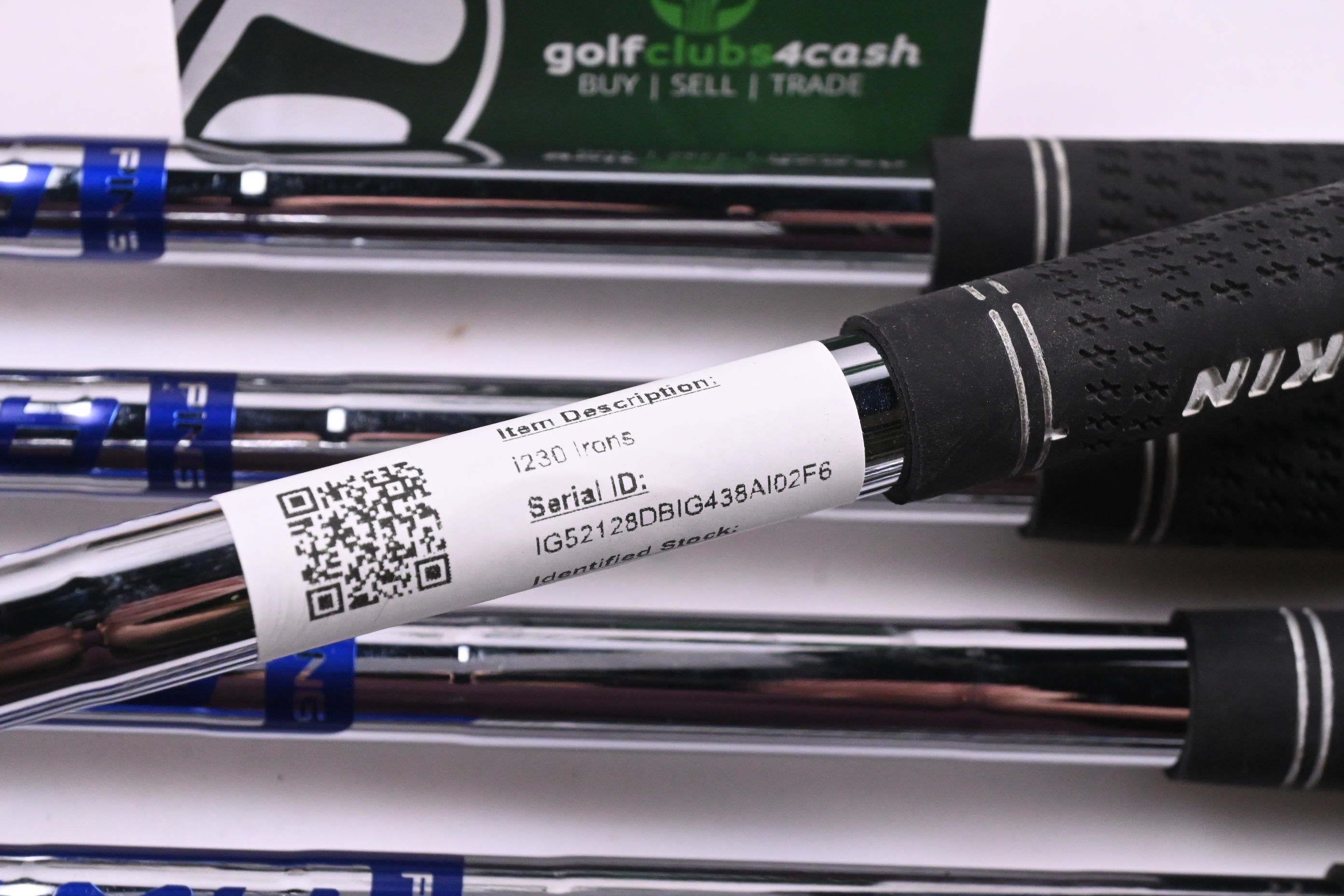 Ping i230 Irons / 4-PW / Orange Dot / Stiff Flex Ping AWT 2.0 Shafts
