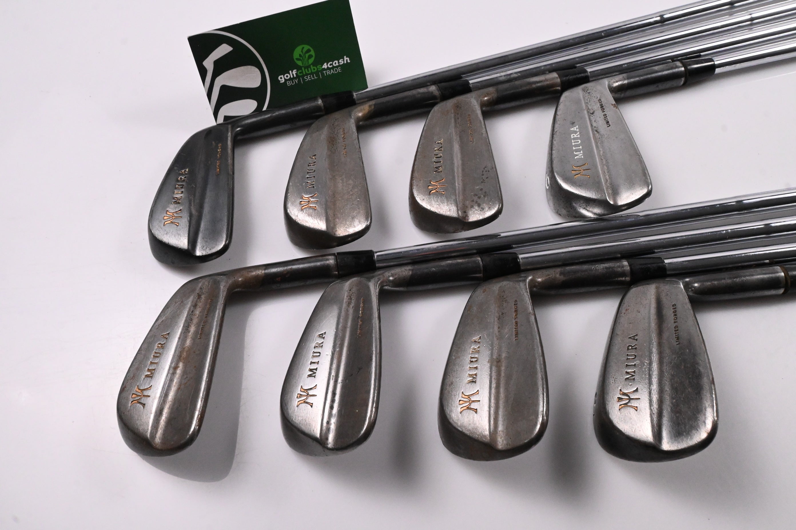 Miura Tournament Blade Irons / 3-PW / Stiff Flex Steel Shafts