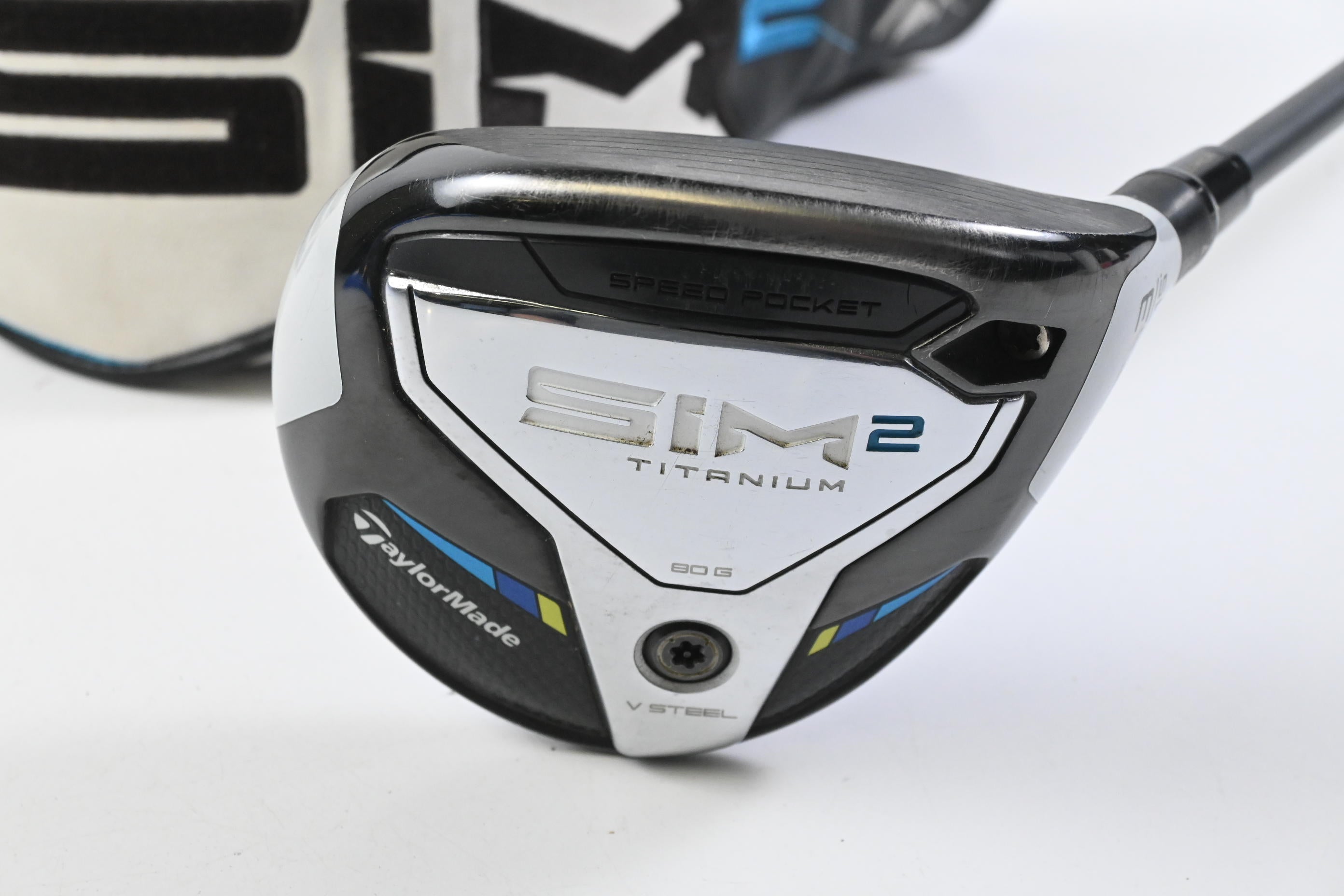 Taylormade SIM2 Ti #3 Wood / 15 Degree / X-Flex Hzrdus Smoke Green 70 Shaft