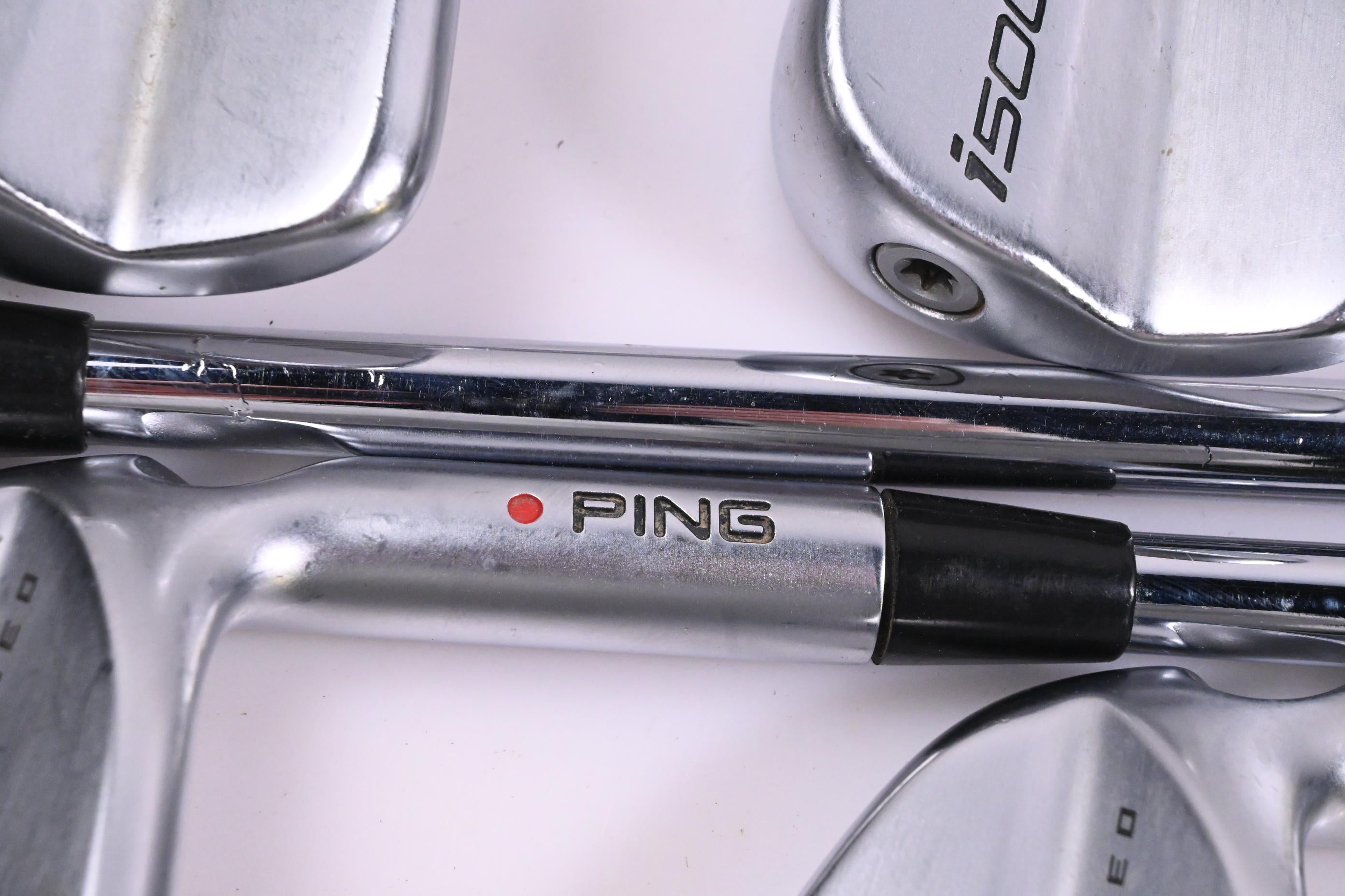Ping i500 Irons / 4-9i / Red Dot / Stiff Flex Dynamic Gold S300 Shafts