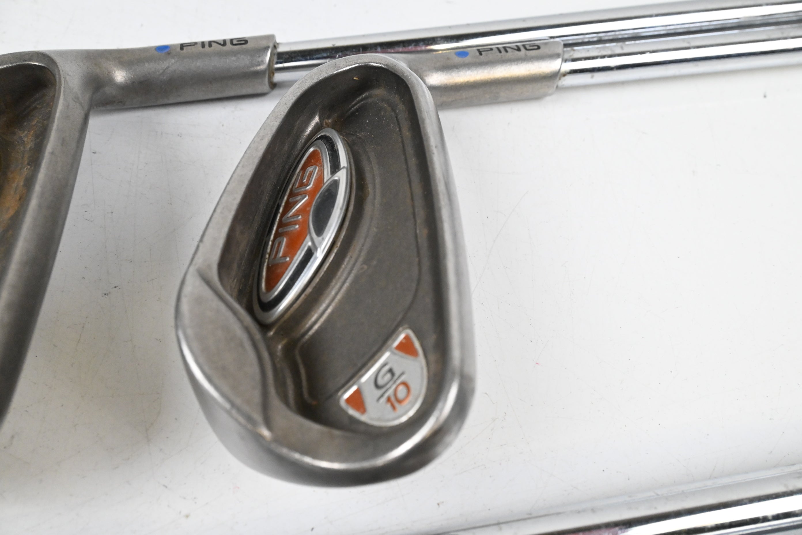 Ping G10 Irons / 7-PW+SW / Blue Dot / Regular Flex Ping AWT Shafts