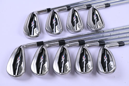 Callaway XR Irons / 3-PW+GW / Stiff Flex KBS Tour 120 Shaft