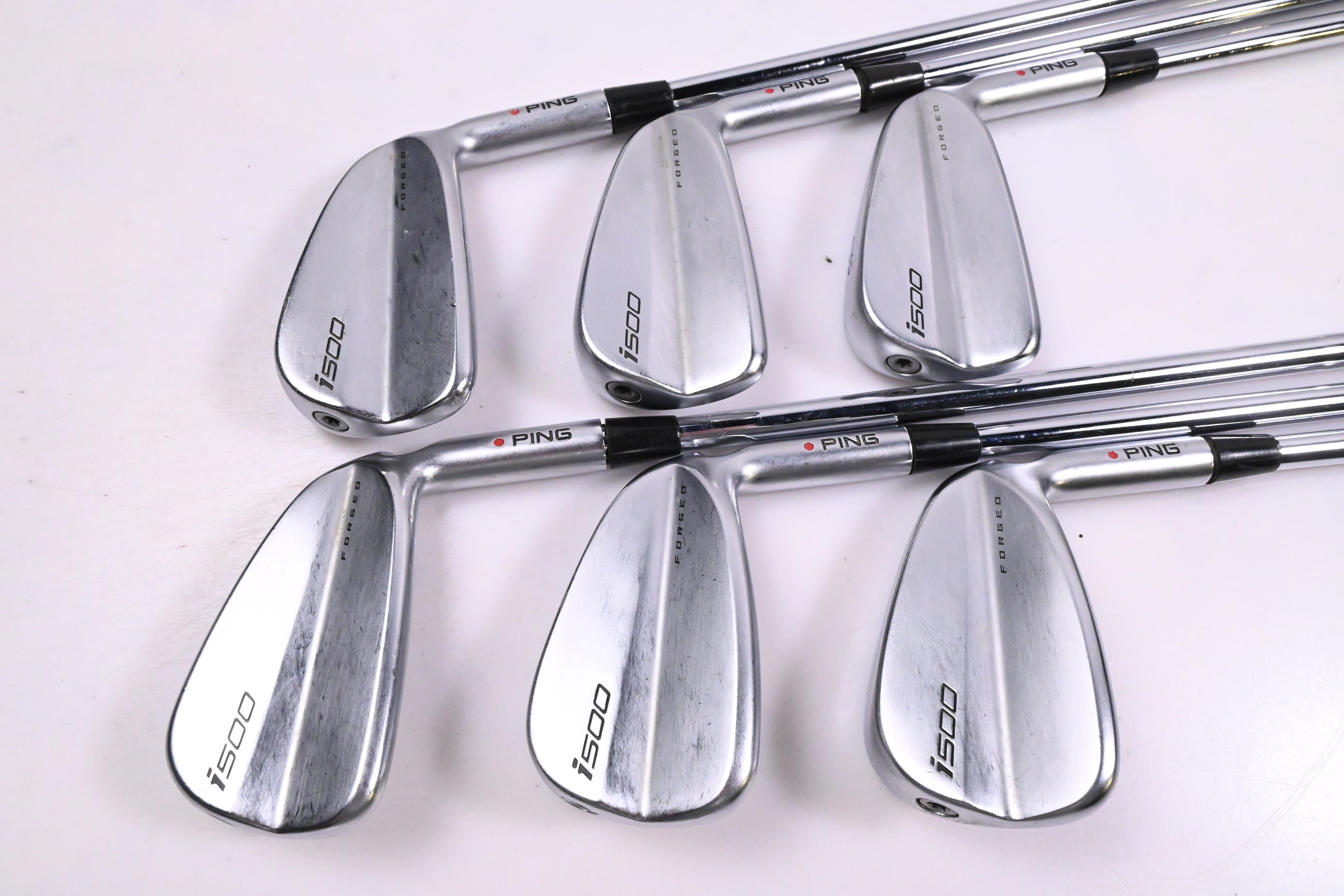 Ping i500 Irons / 4-9i / Red Dot / Stiff Flex Dynamic Gold S300 Shafts