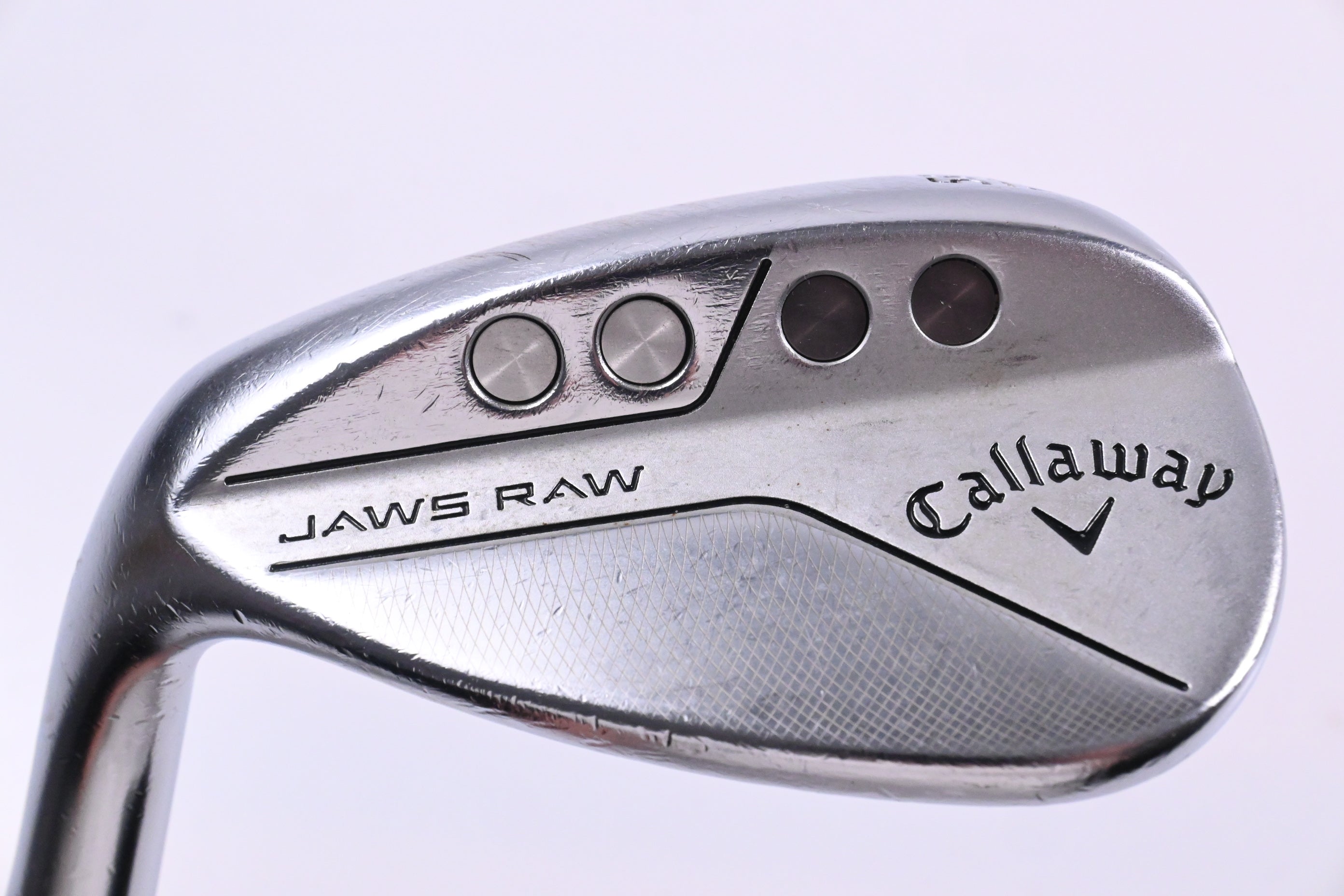 Left Hand Callaway Jaws Raw Lob Wedge / 58 Degree / Stiff Flex Project X Steel