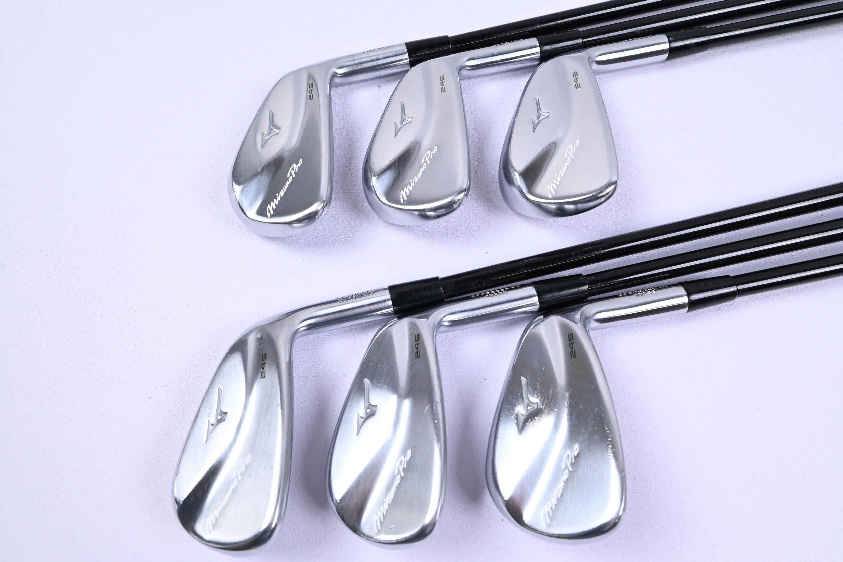 Mizuno Pro 245 Irons / 5-PW / Regular Flex MMT 65 Shafts
