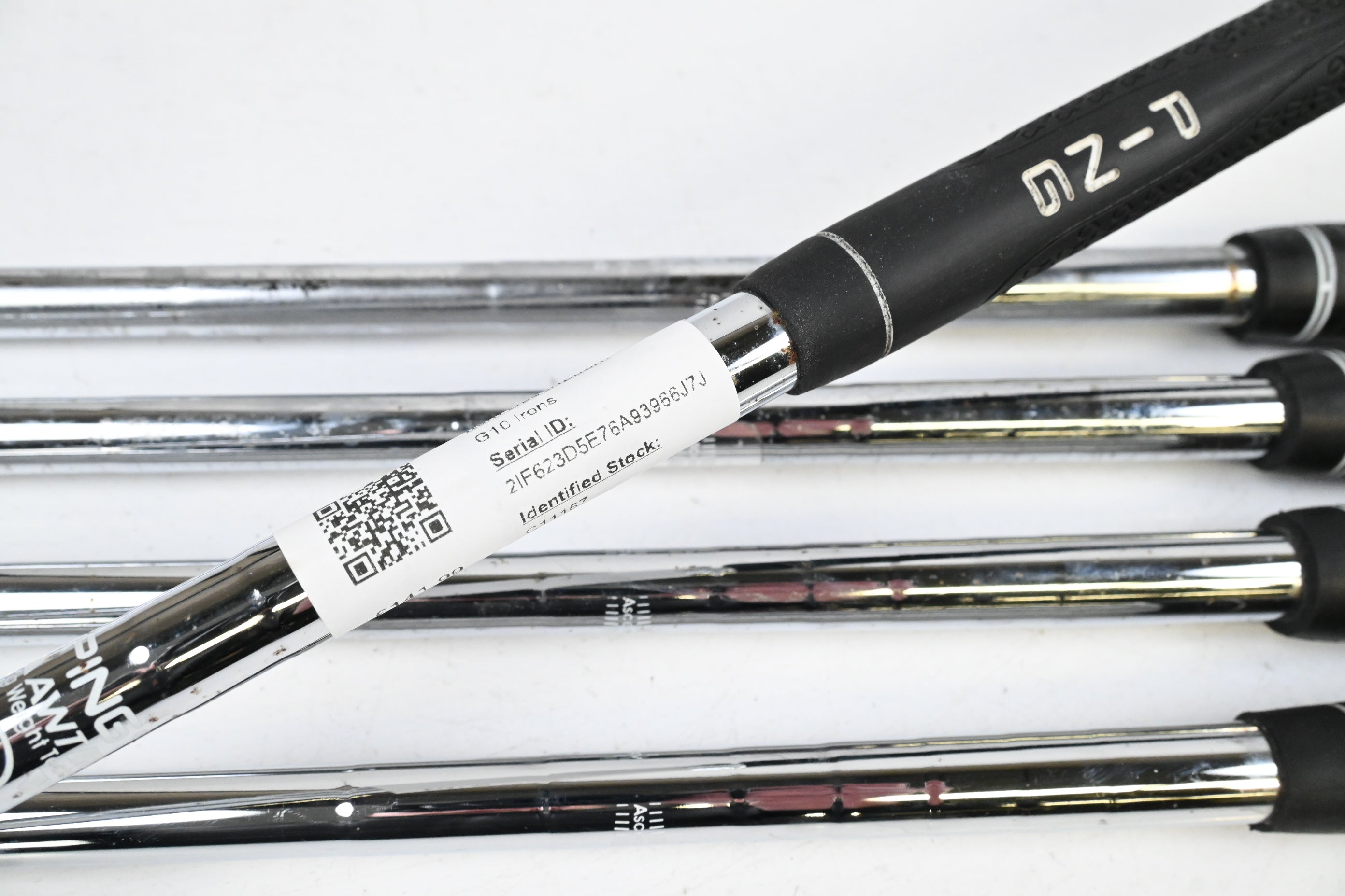 Ping G10 Irons / 7-PW+SW / Blue Dot / Regular Flex Ping AWT Shafts
