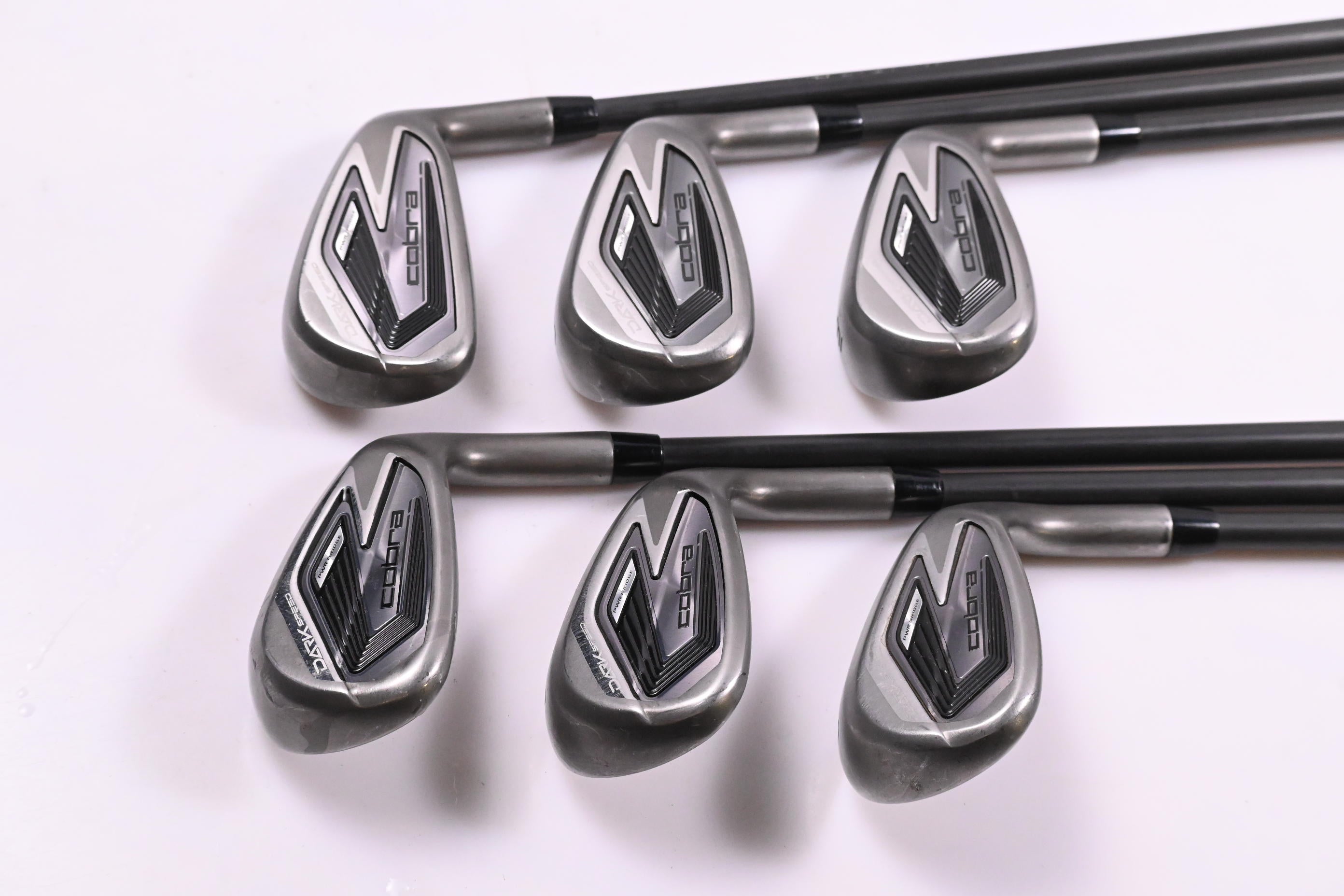 Cobra Darkspeed Irons / 7-PW+GW+SW / Regular Flex Cobra UltraLite 50 Shafts