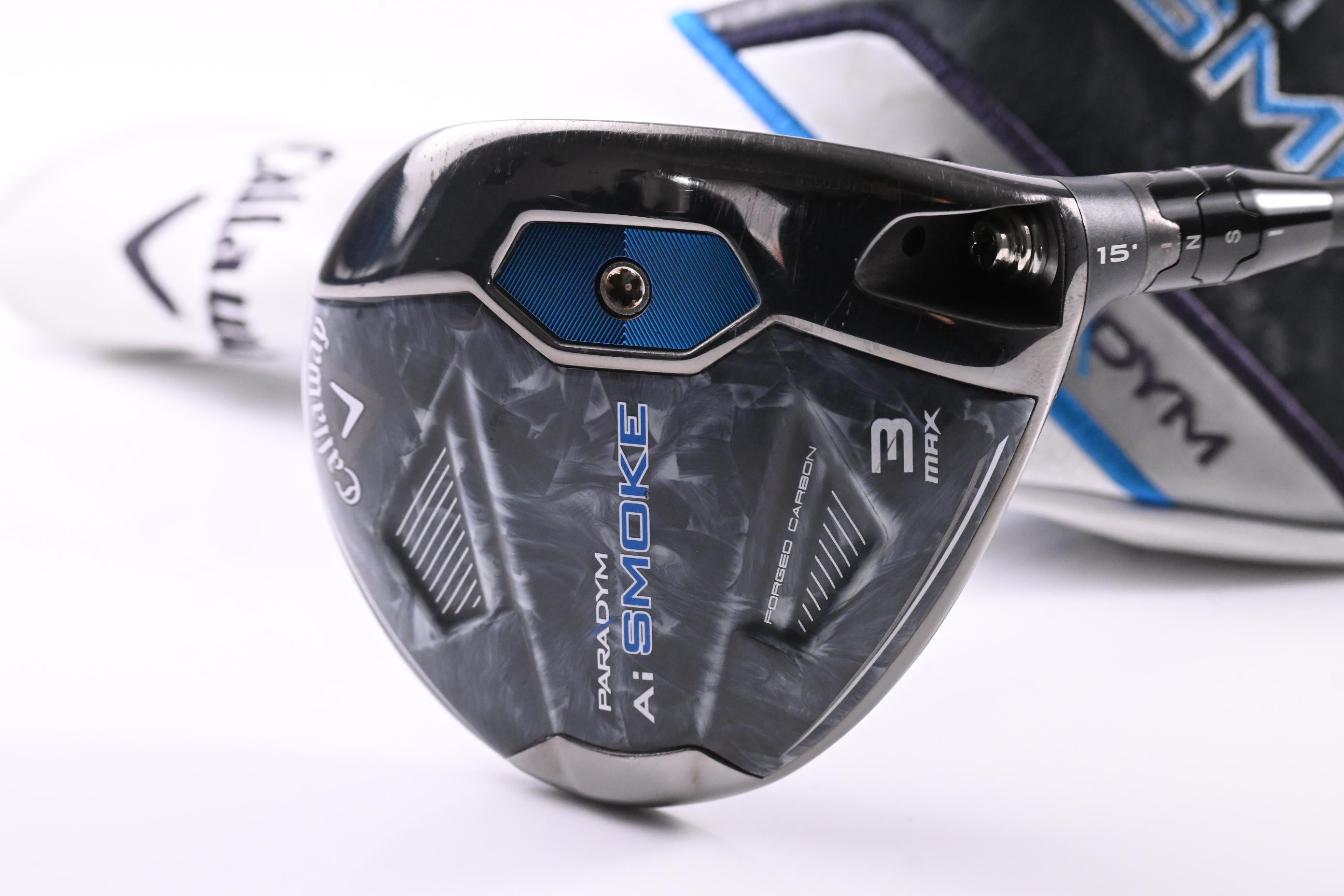 Callaway Paradym Ai Smoke Max #3 Wood / 15 Degree / Stiff Flex Tensei AV Blue 65