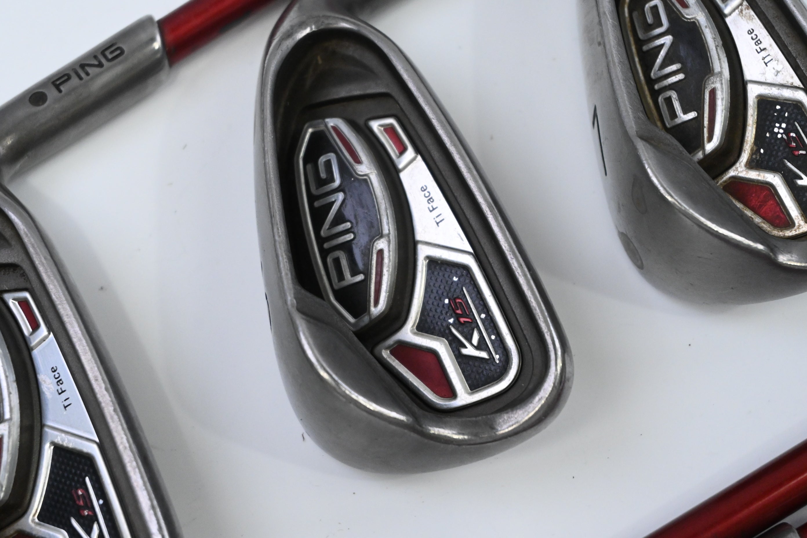 Ping K15 Irons / 5-PW / Black Dot / Regular Flex Ping TFC 149 Shafts
