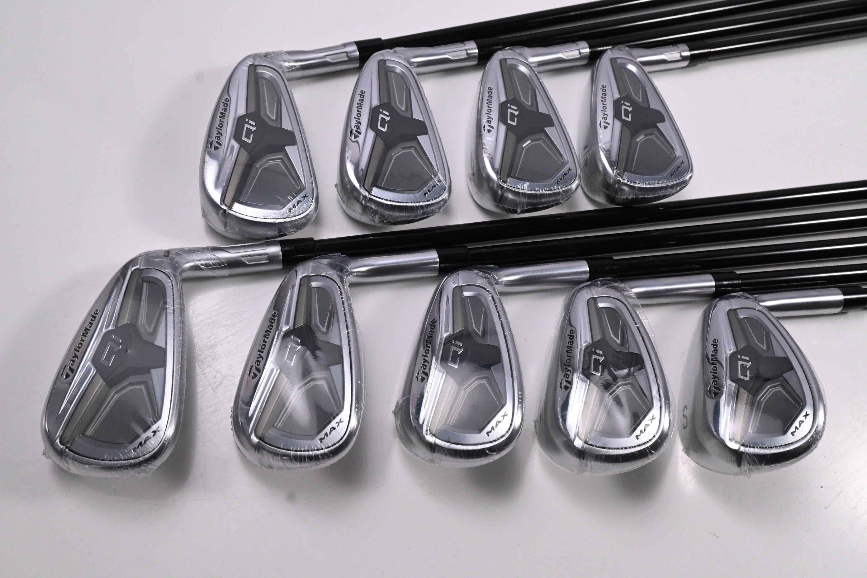Taylormade Qi Max Irons / 4-PW+GW+SW / Senior Flex Mitsubishi MMT Black 55