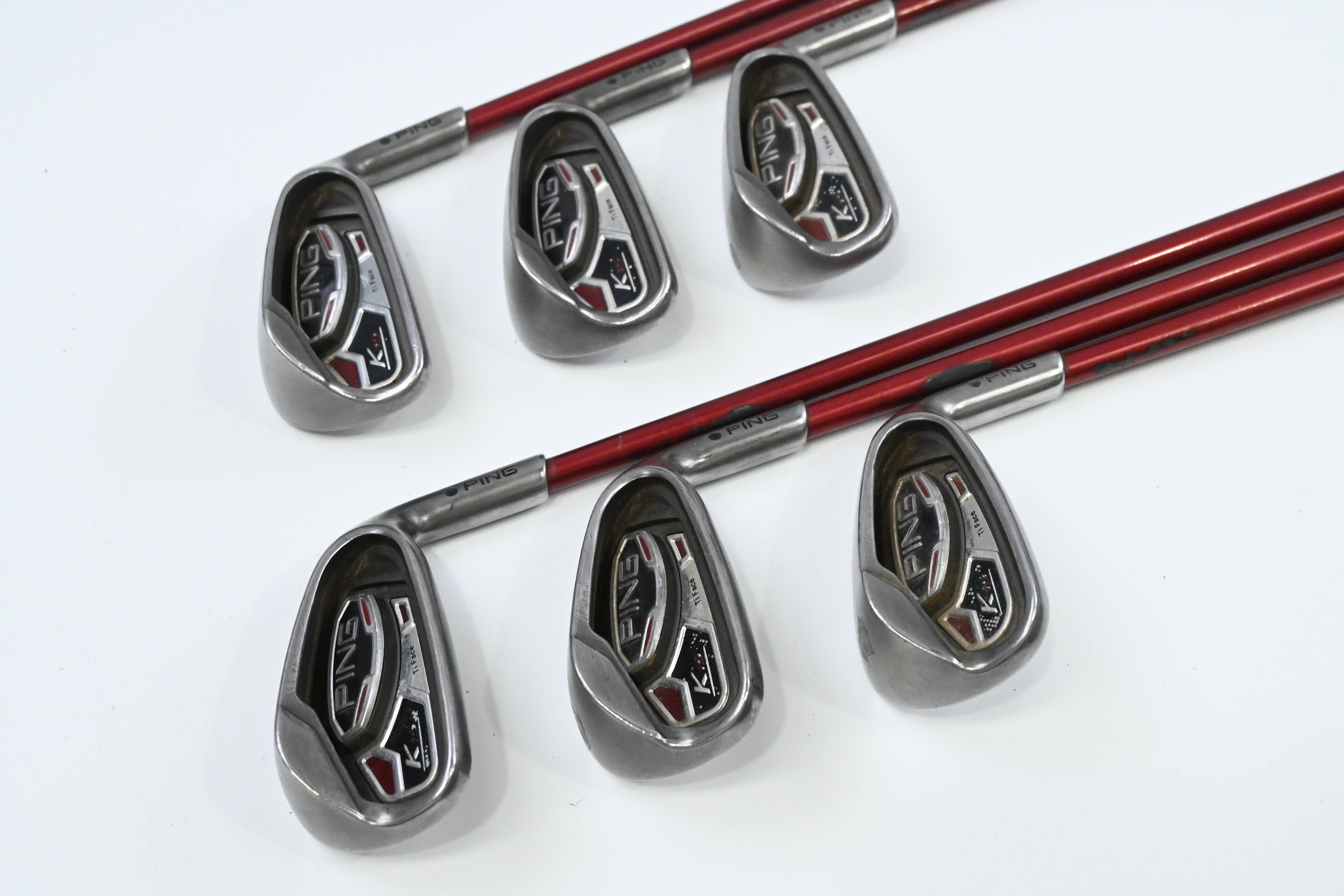 Ping K15 Irons / 5-PW / Black Dot / Regular Flex Ping TFC 149 Shafts