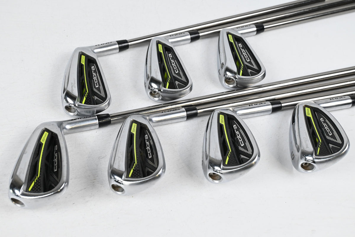 Cobra King Radspeed Irons / 5-PW+GW / Senior Flex Recoil ESX 460 Shafts