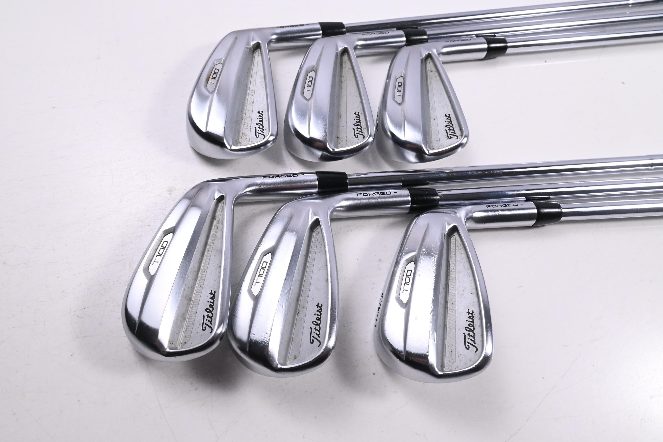 Titleist T100 2021 Irons / 4-9i / Stiff Flex AMT Tour White S300 Shafts