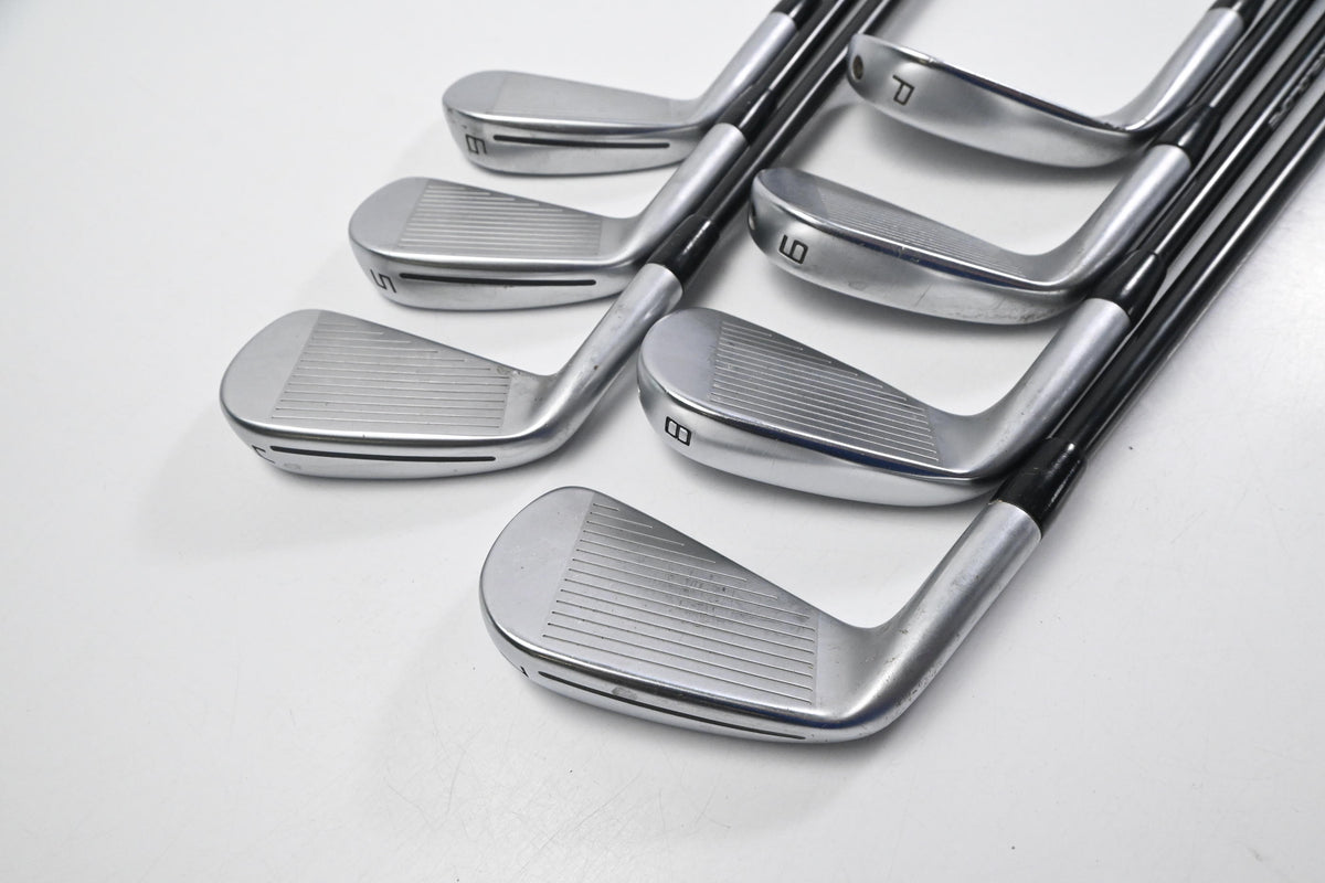 Taylormade P790 2023 Irons / 4-PW / Stiff Flex Fujikura Axion VeloCore 105 Shafts