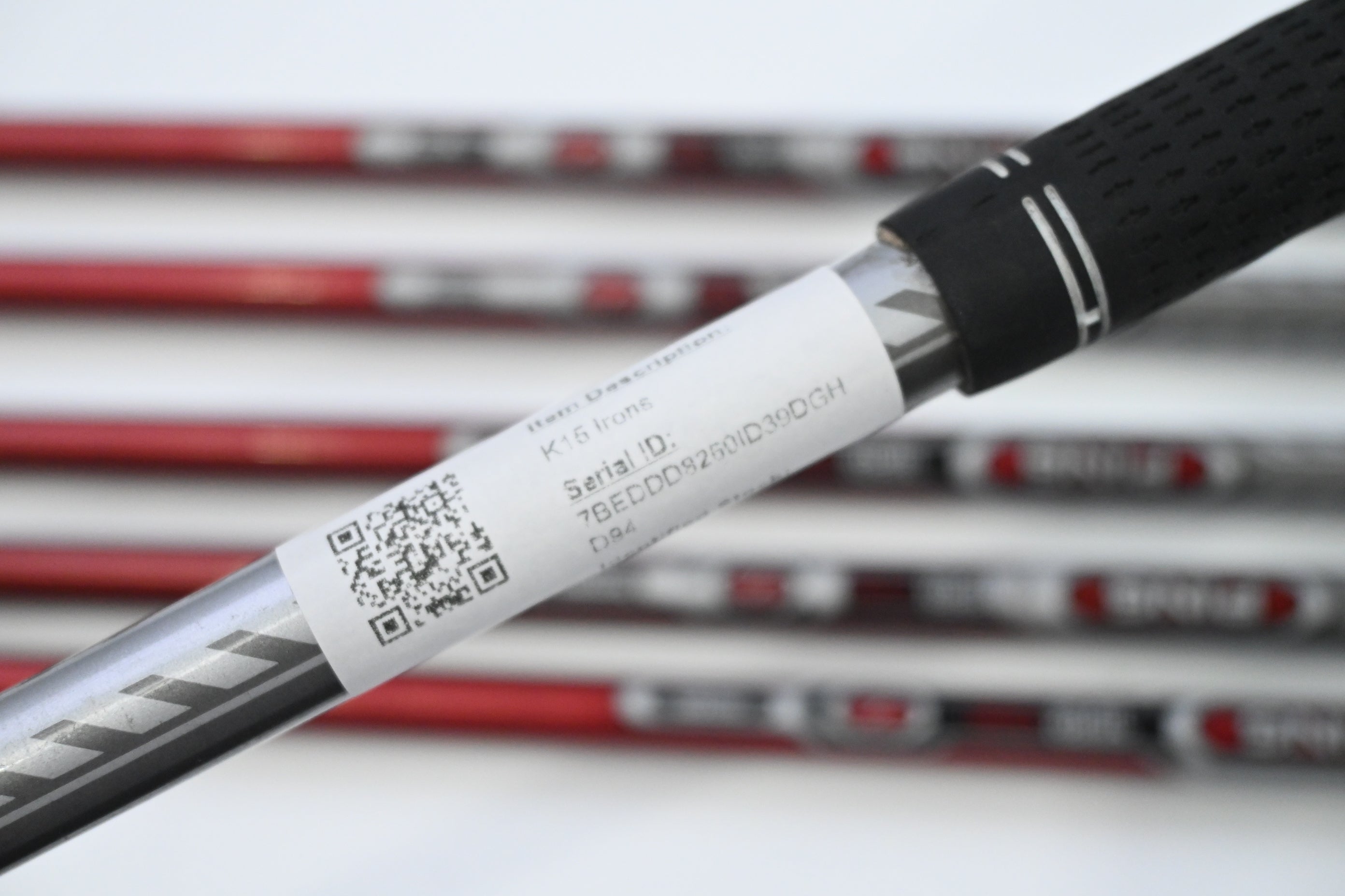 Ping K15 Irons / 5-PW / Black Dot / Regular Flex Ping TFC 149 Shafts