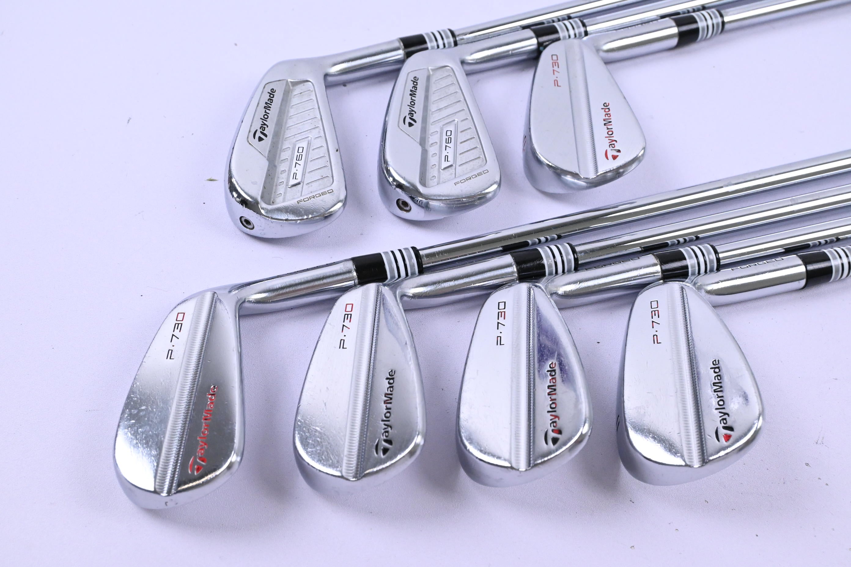 Taylormade P730/P760 Combo Irons / 4-PW / X-Flex Project X Rifle Shafts