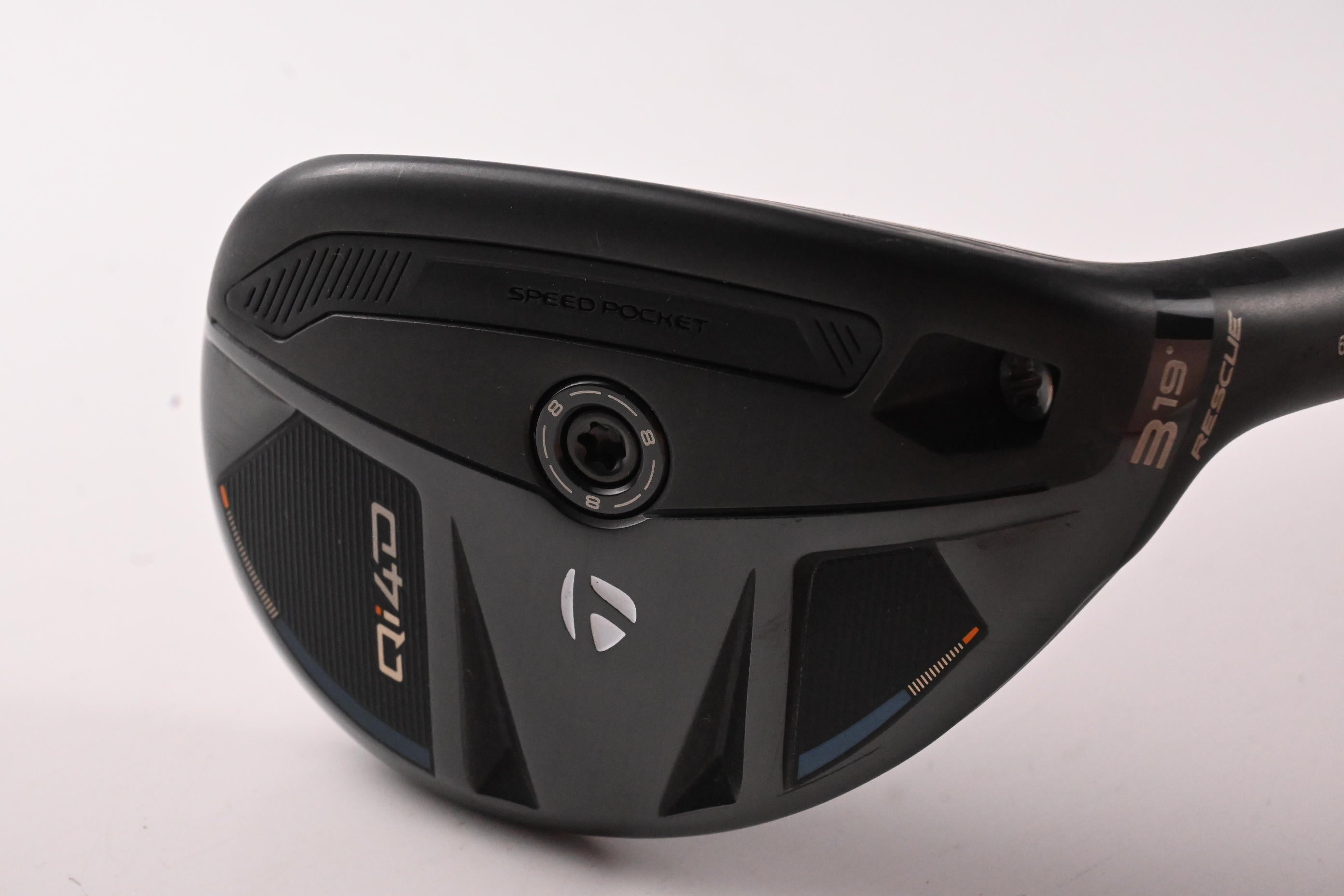 Taylormade Qi4D #3 Hybrid / 19 Degree / Regular Flex KBS Reax 65 Shaft