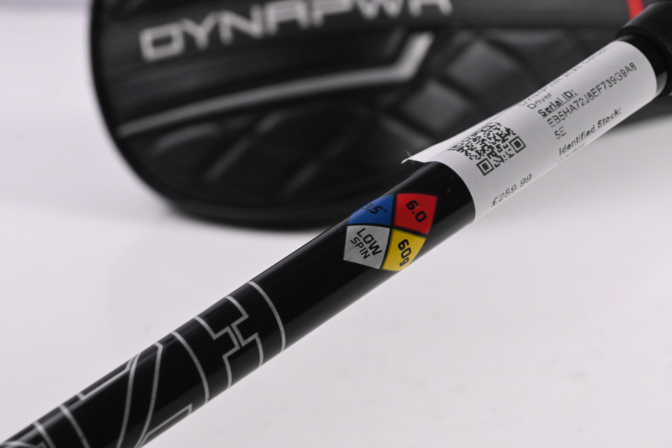 Wilson DYNAPWR 2025 Carbon Driver / 9 Degree / Stiff Flex HZRDUS RDX Smoke Black