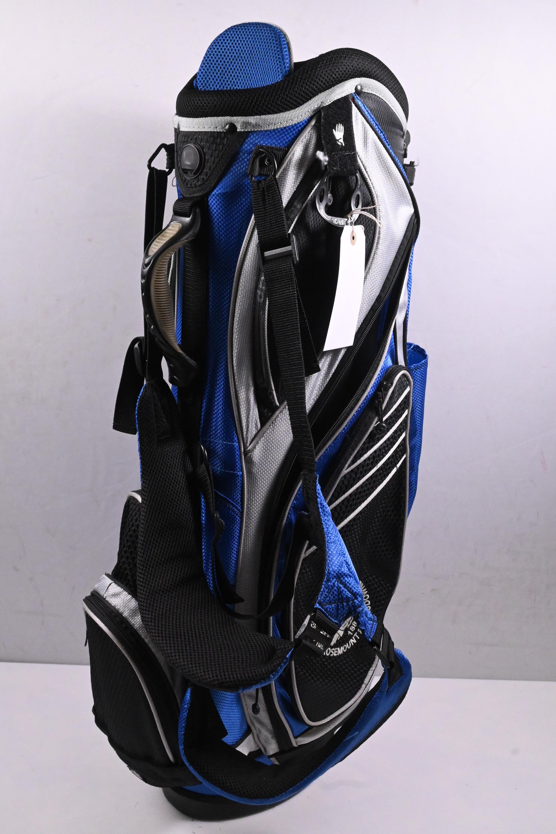 Blairgowrie Golf Club Stand Bag / 7-Way Divider / Black, Grey, Blue