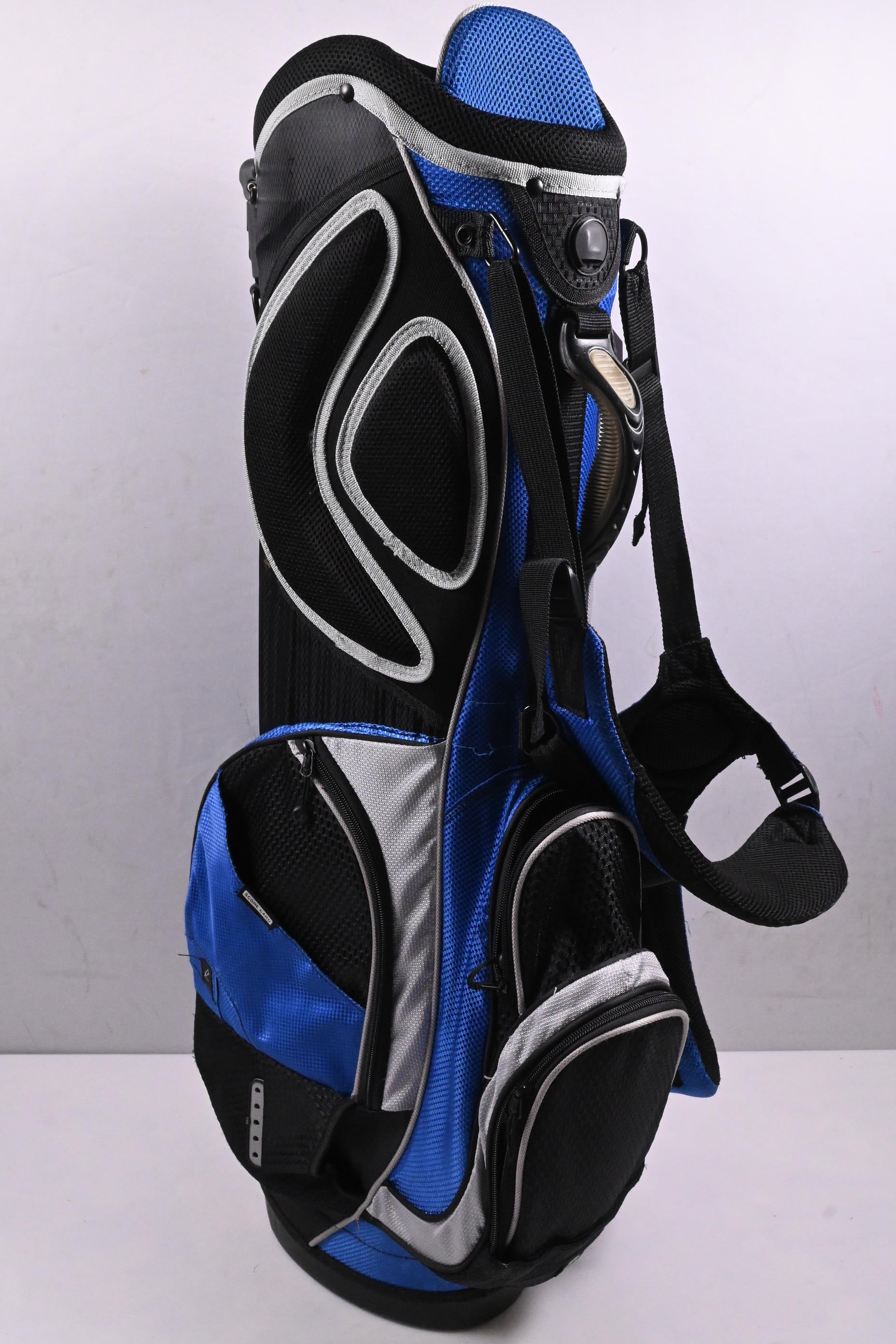 Blairgowrie Golf Club Stand Bag / 7-Way Divider / Black, Grey, Blue