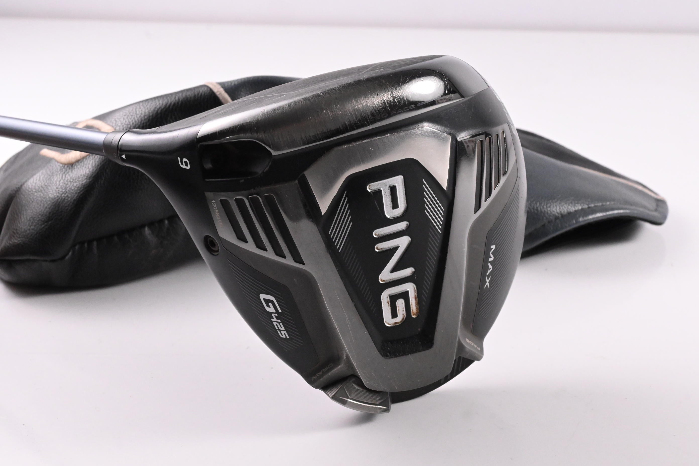 Left Hand Ping G425 Max Driver / 9 Degree / Stiff Flex Ping ALTA CB Slate 55