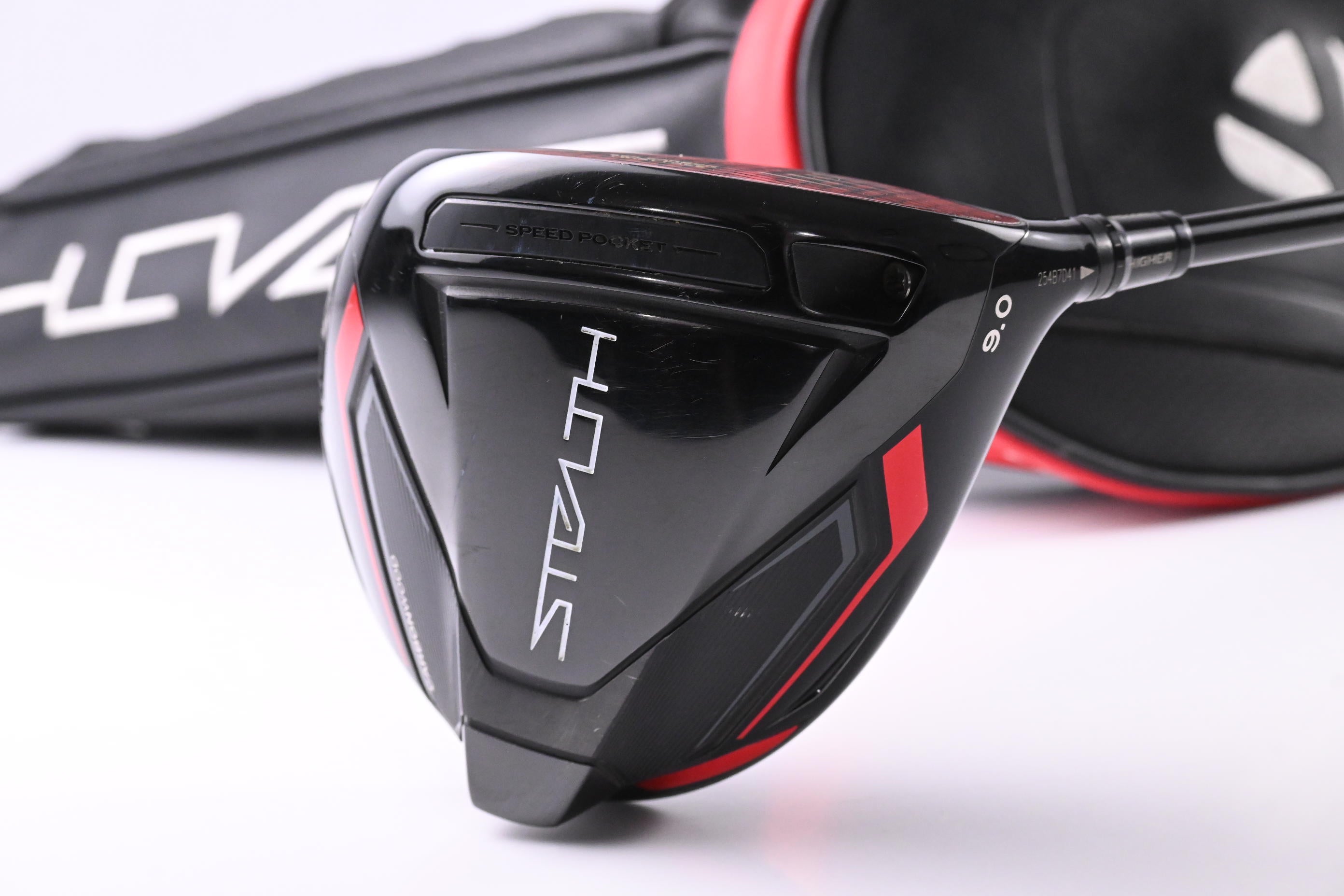 Taylormade Stealth Driver / 9 Degree / Stiff Flex HZRDUS Smoke Red RDX 60 Shaft