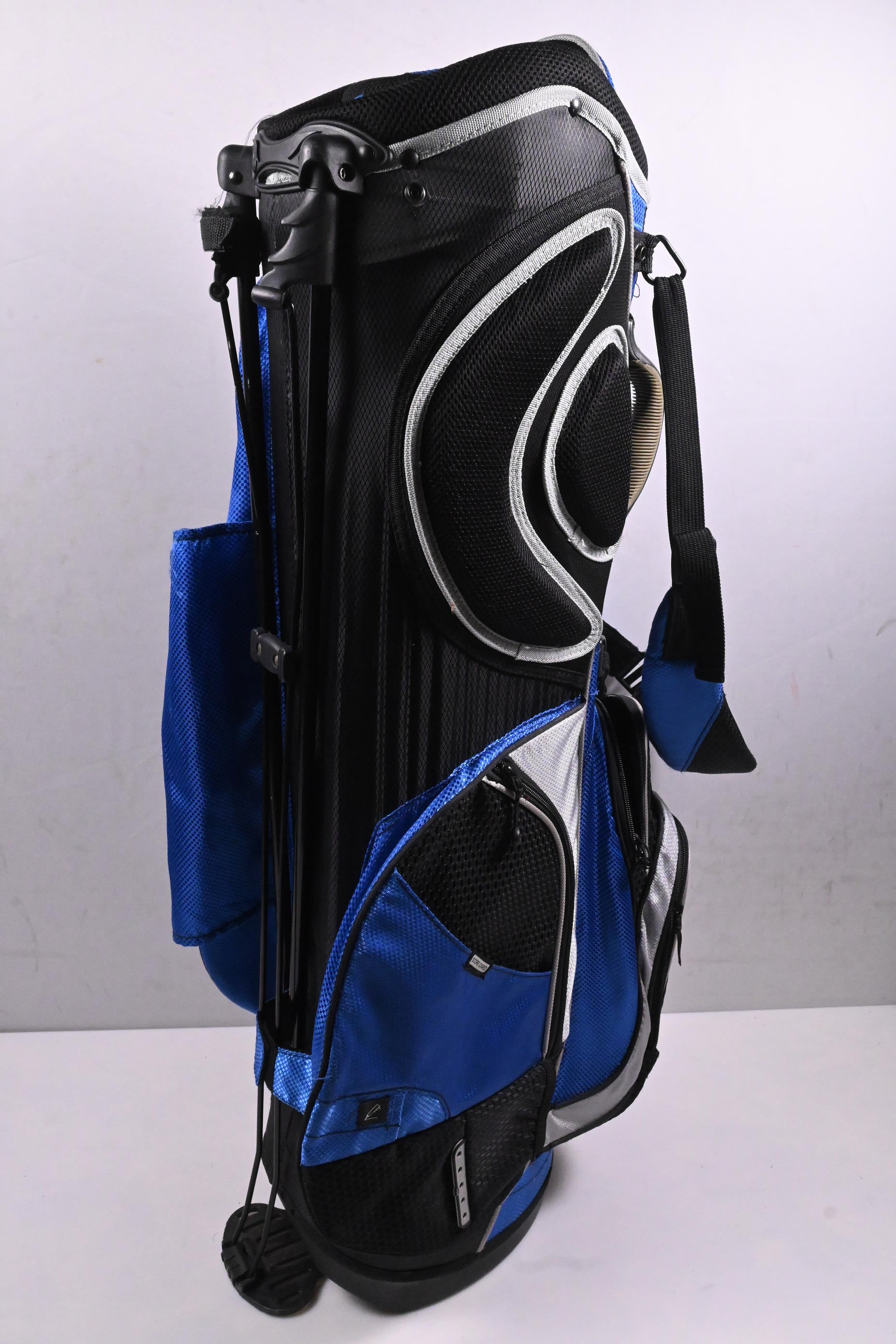Blairgowrie Golf Club Stand Bag / 7-Way Divider / Black, Grey, Blue