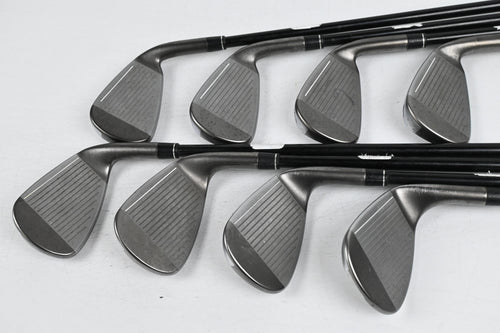 Left Hand Taylormade Speedblade Irons / 4-PW+SW / Regular Flex VeloxT 55 Shafts