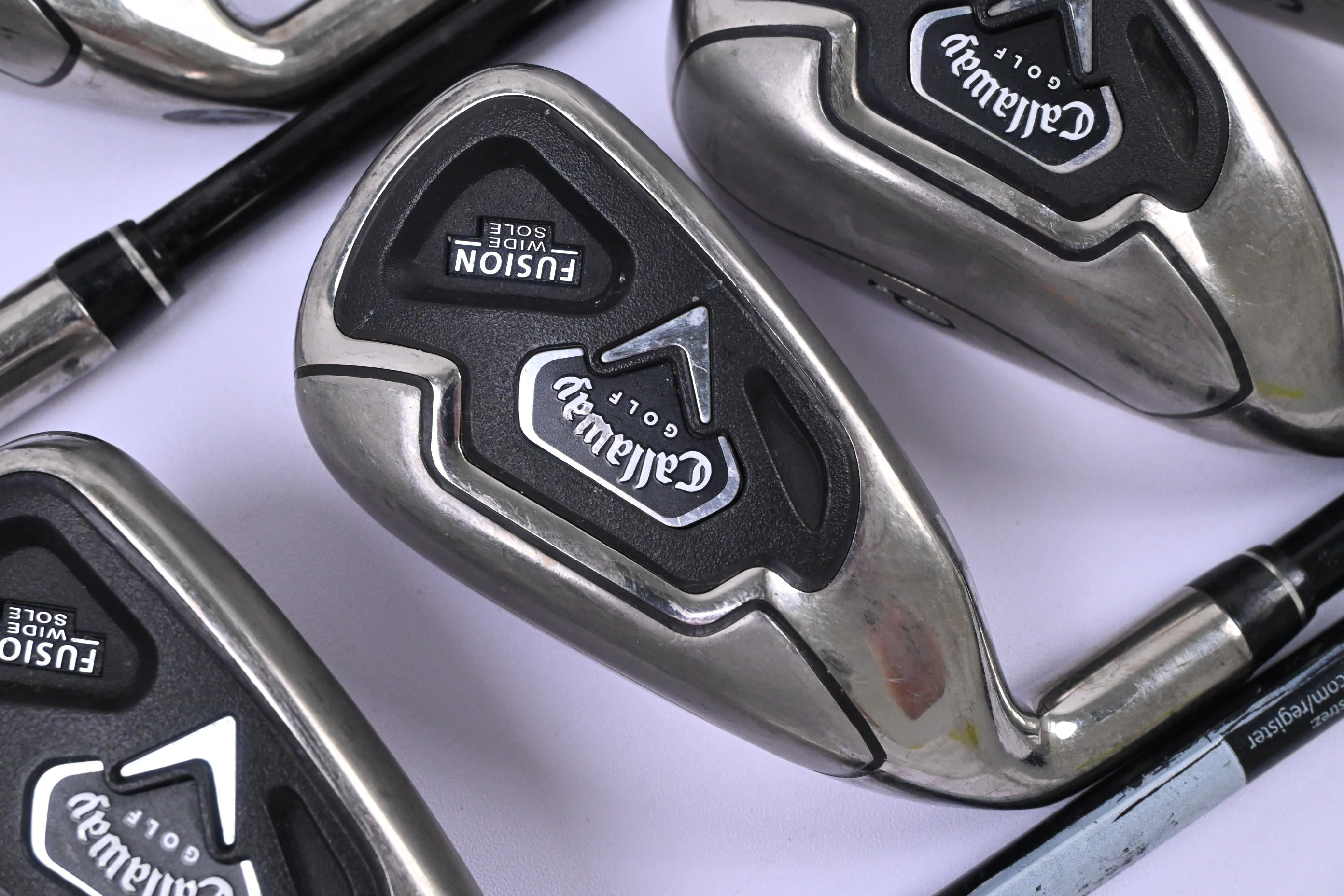 Callaway Fusion Wide Sole Irons / 4-PW+SW / Regular Flex Callaway Fusion 75