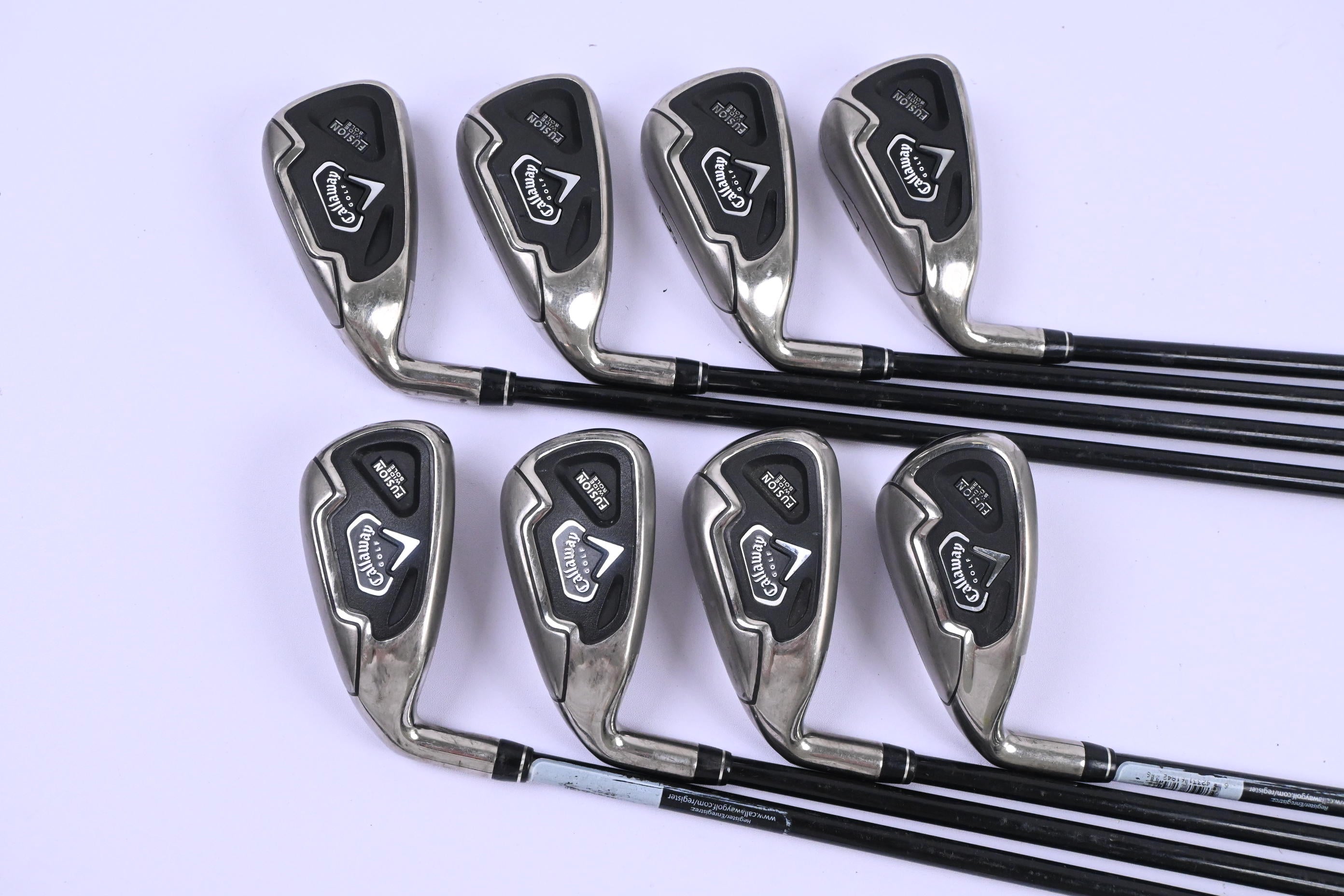 Callaway Fusion Wide Sole Irons / 4-PW+SW / Regular Flex Callaway Fusion 75