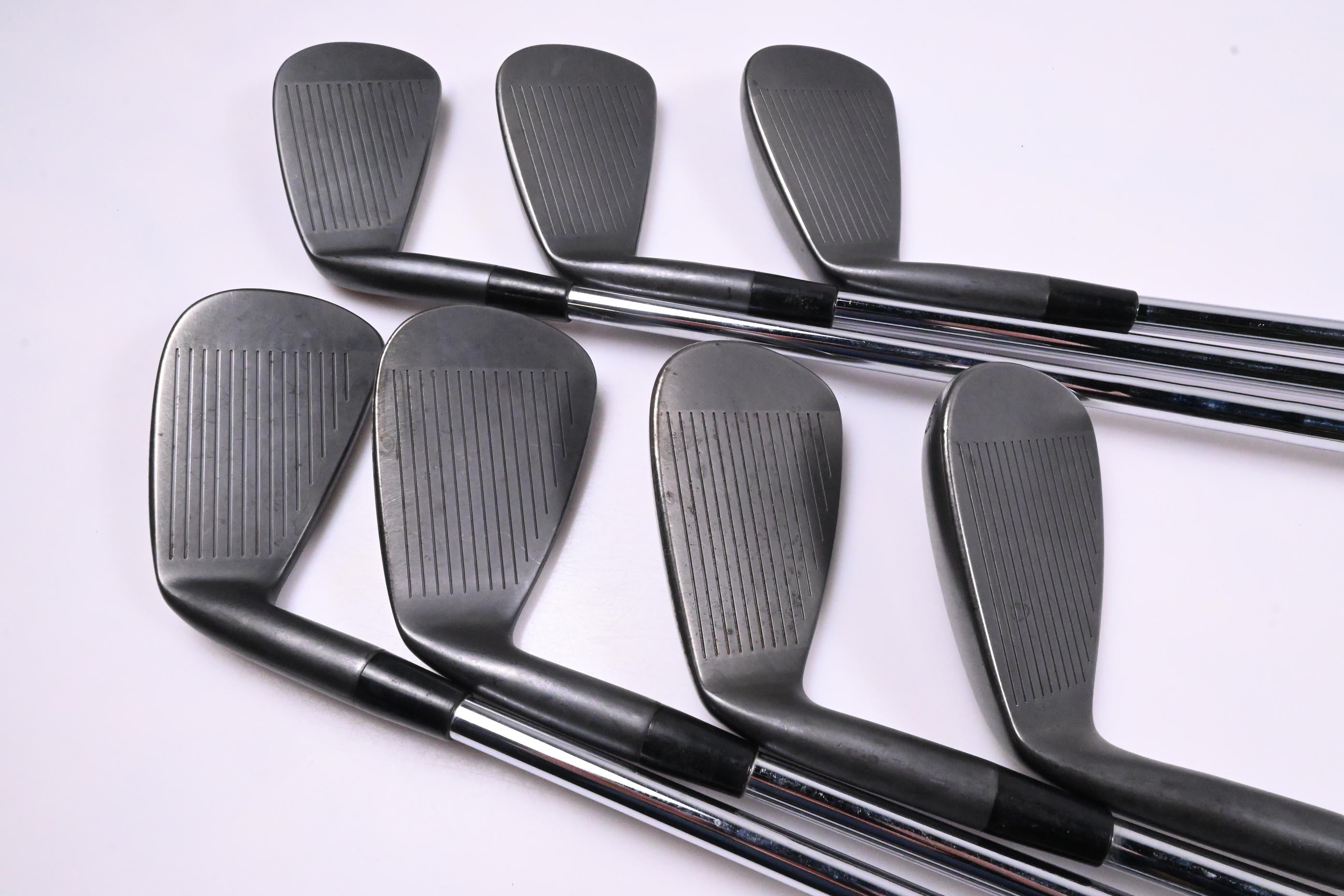 Cobra King Forged Tec 2023 Black Irons / 4-PW / Stiff Flex KBS $-Taper Lite